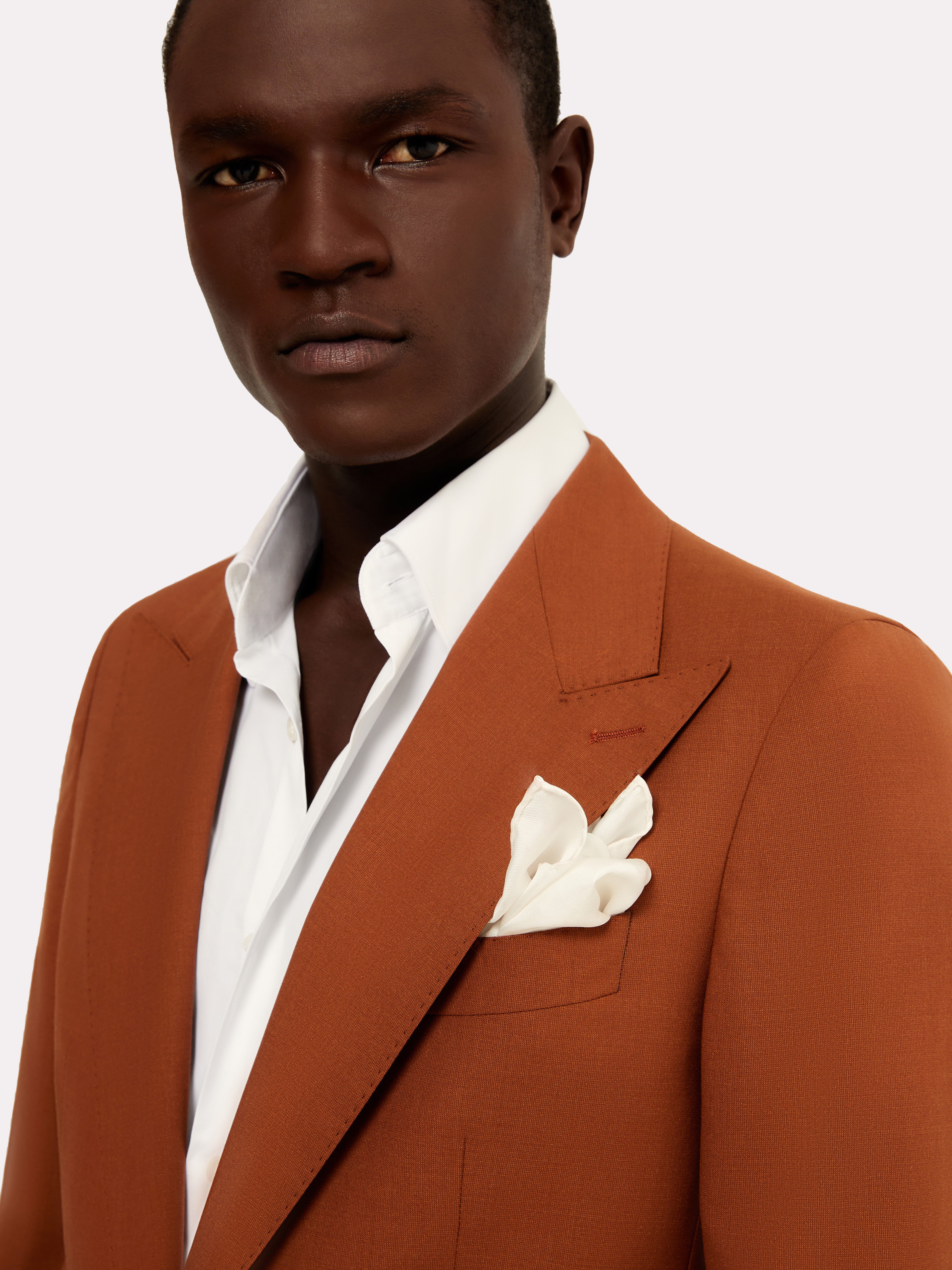 Costum tesatura Vitale Barberis, camel, lana si matase