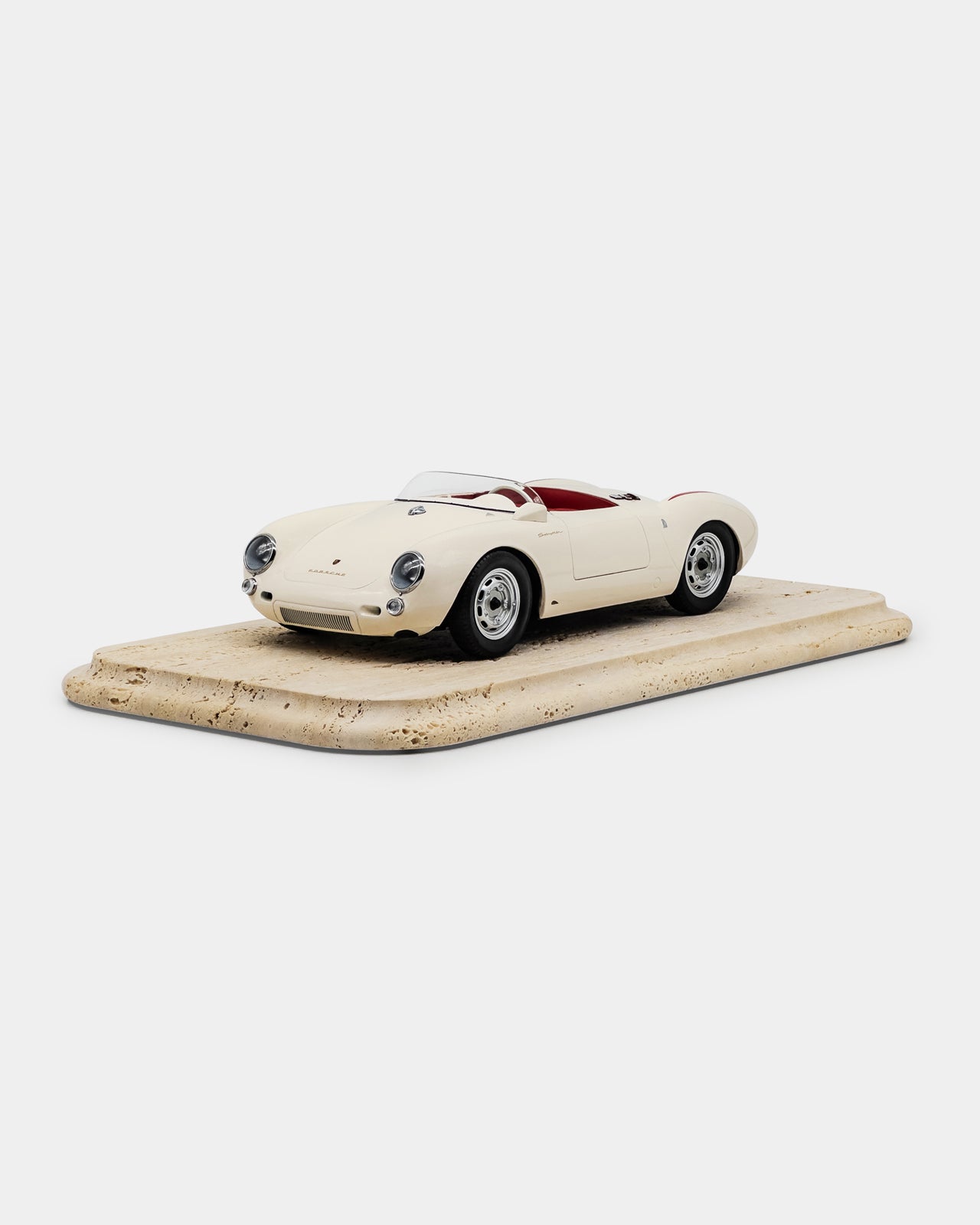 Macheta Porsche 550A Spyder alb