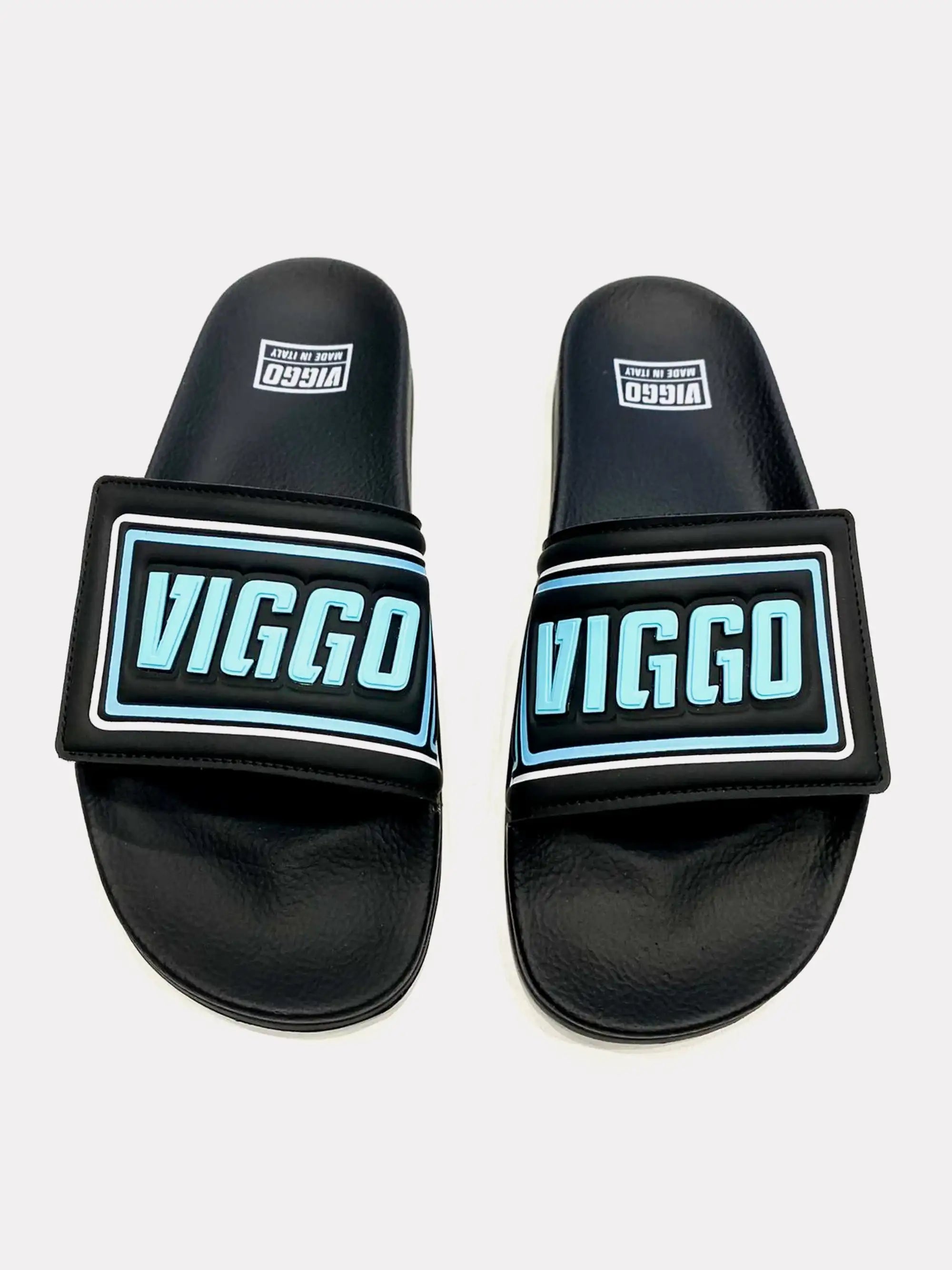 Slapi cu velcro reglabil bleu