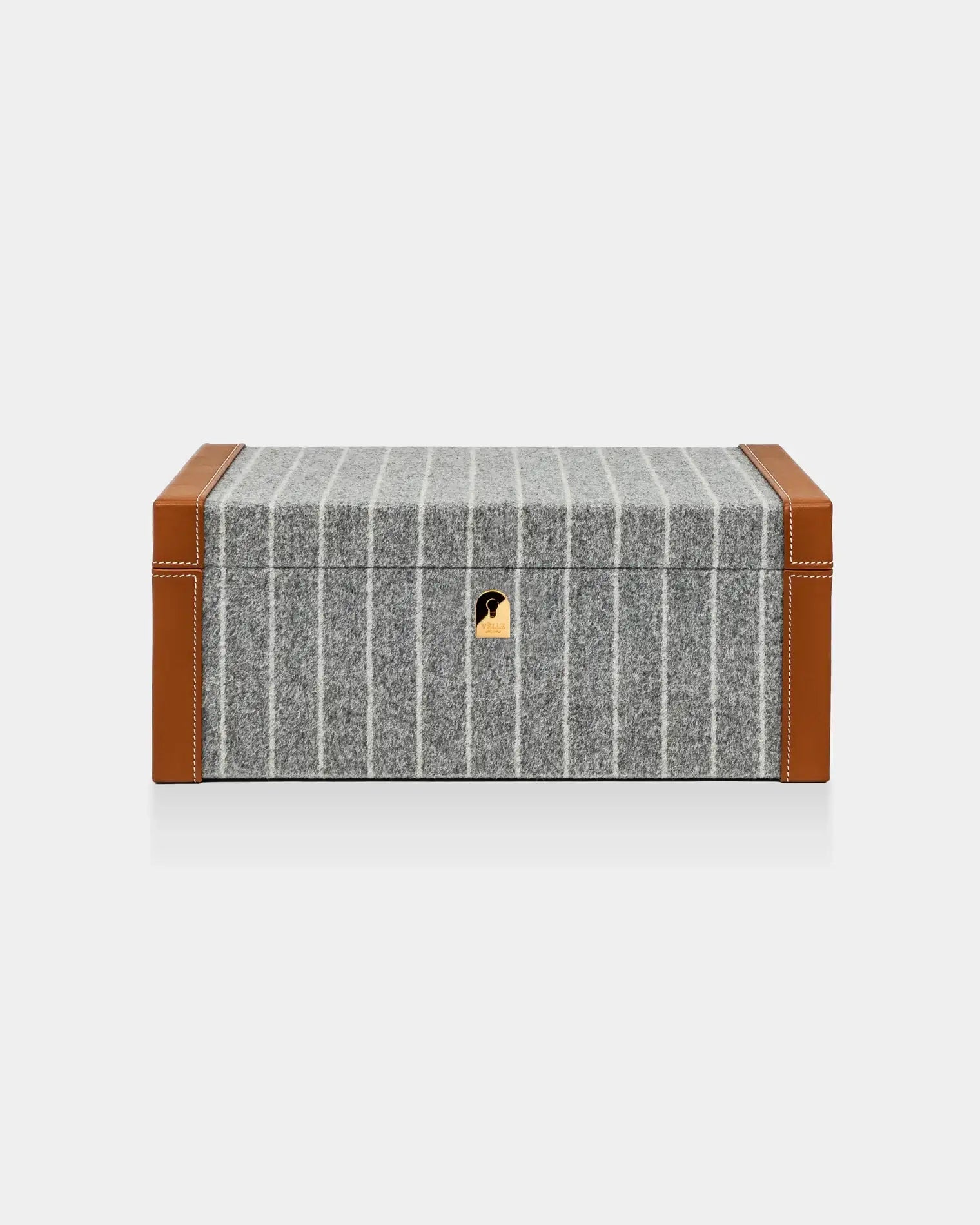 NOT YET Cigar humidor box, Loro Piana fabric