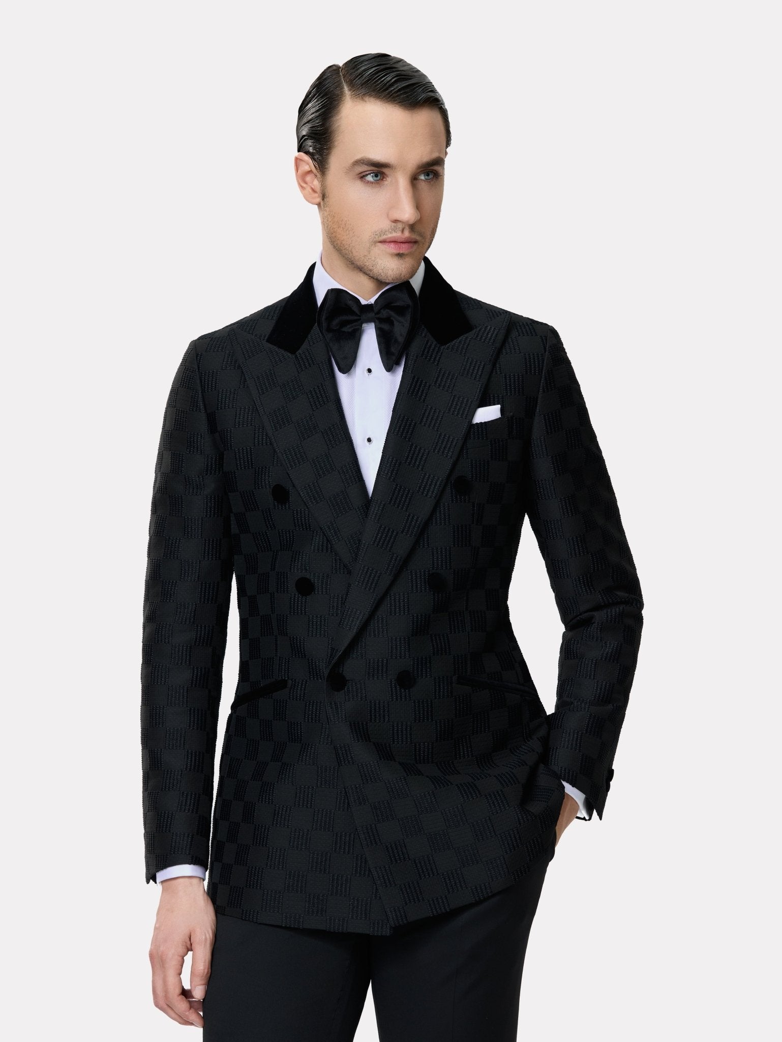 Sacou smoking made to measure cu model sah - Viggo