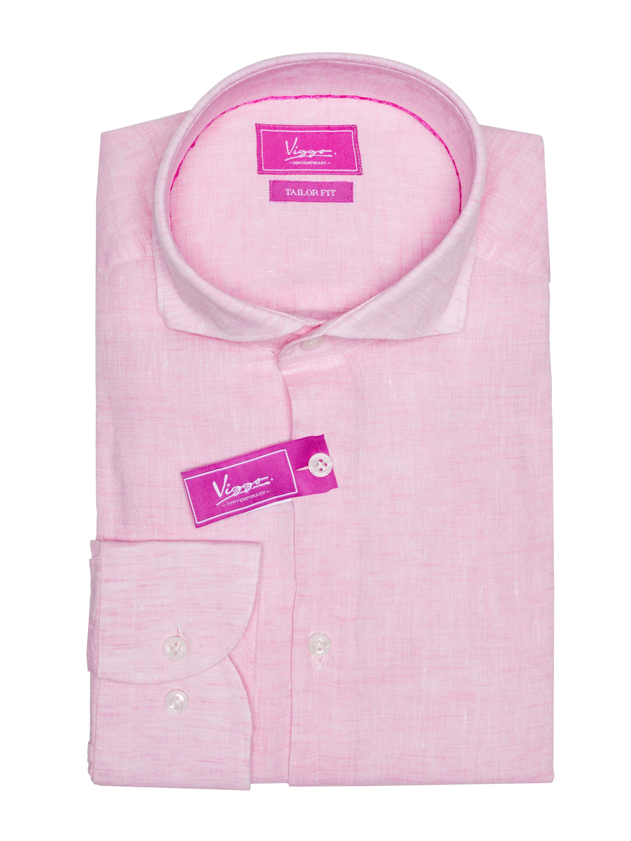 Pink linen shirt