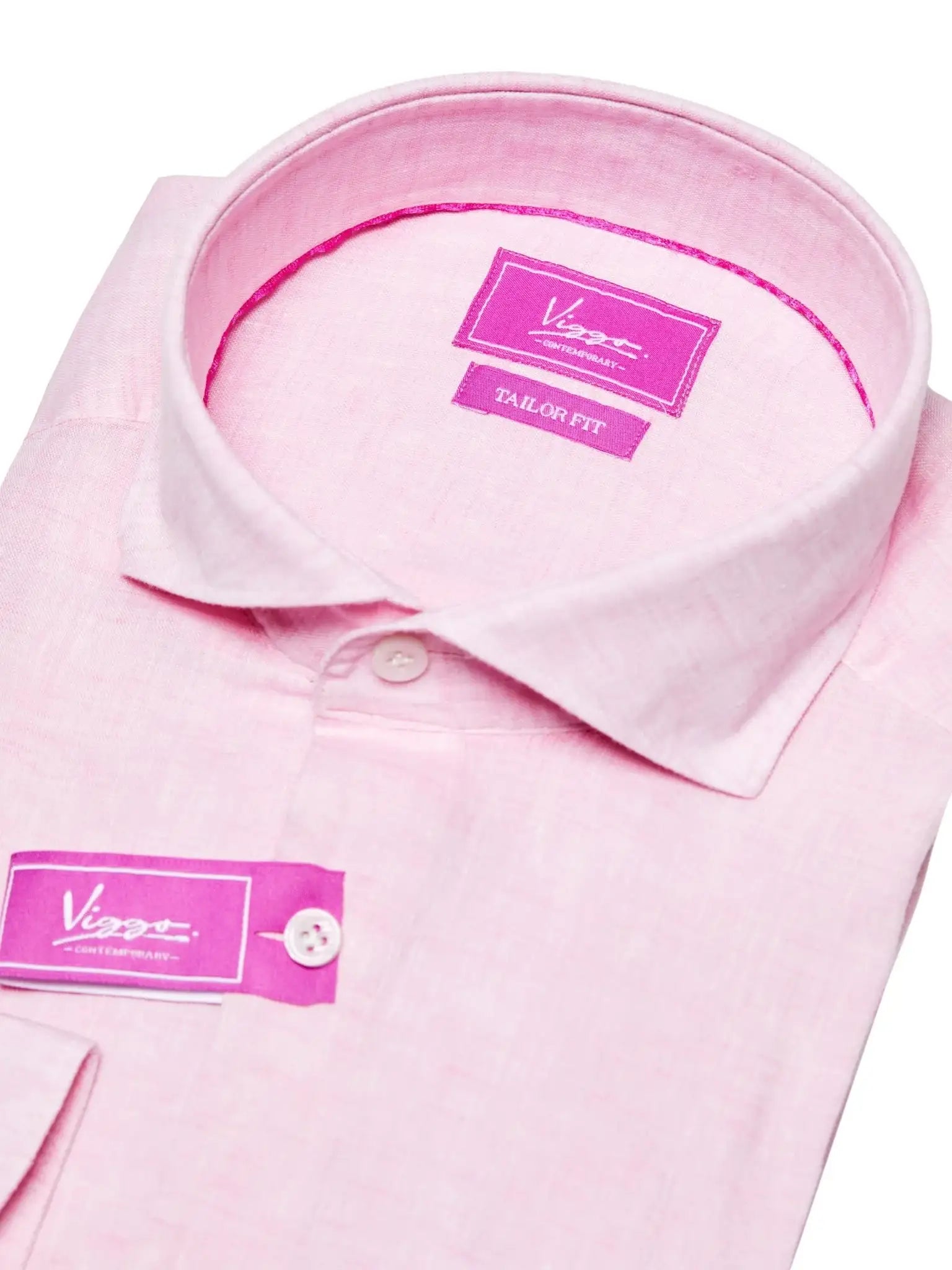 Pink linen shirt