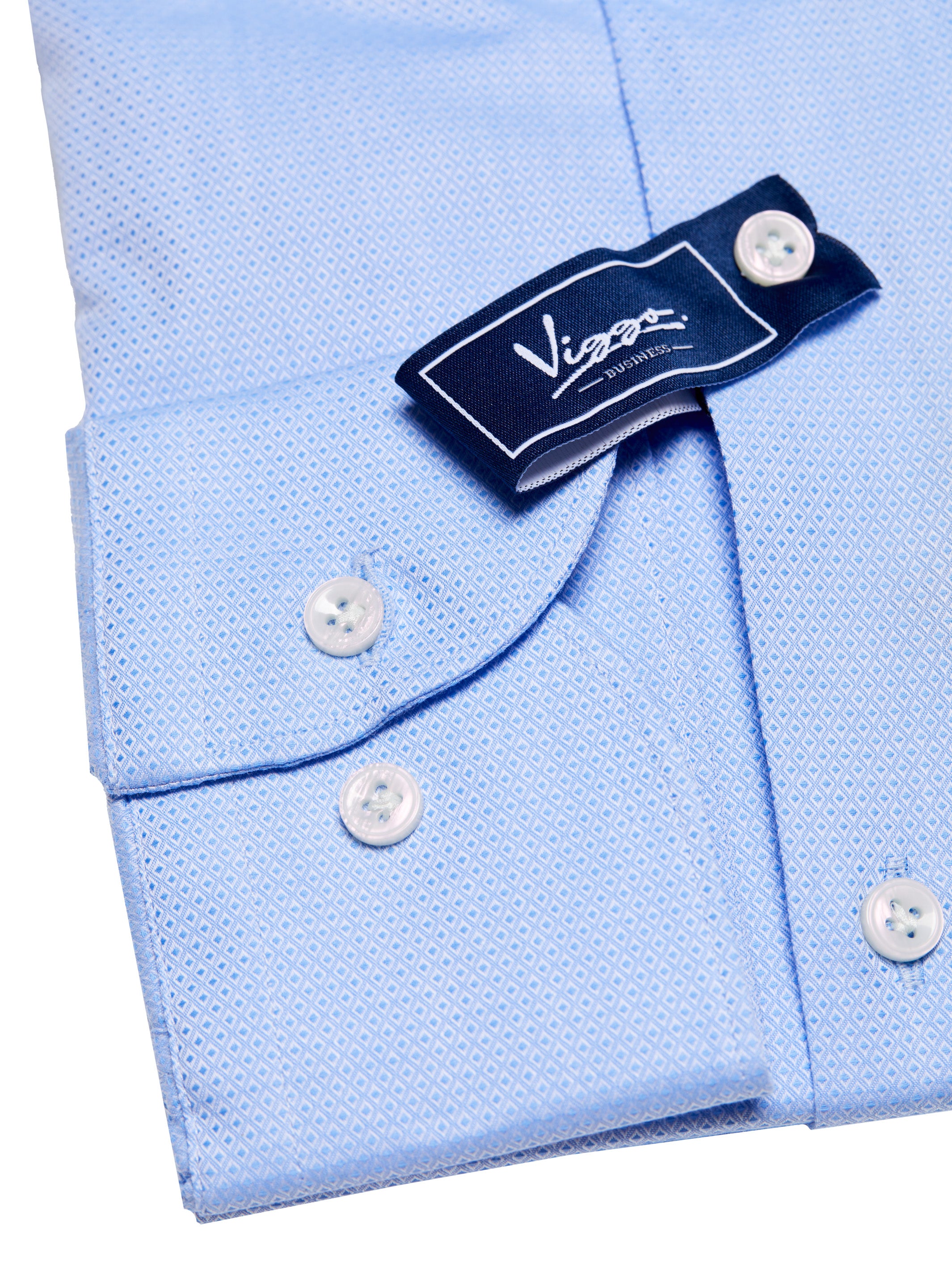 Textured blue shirt