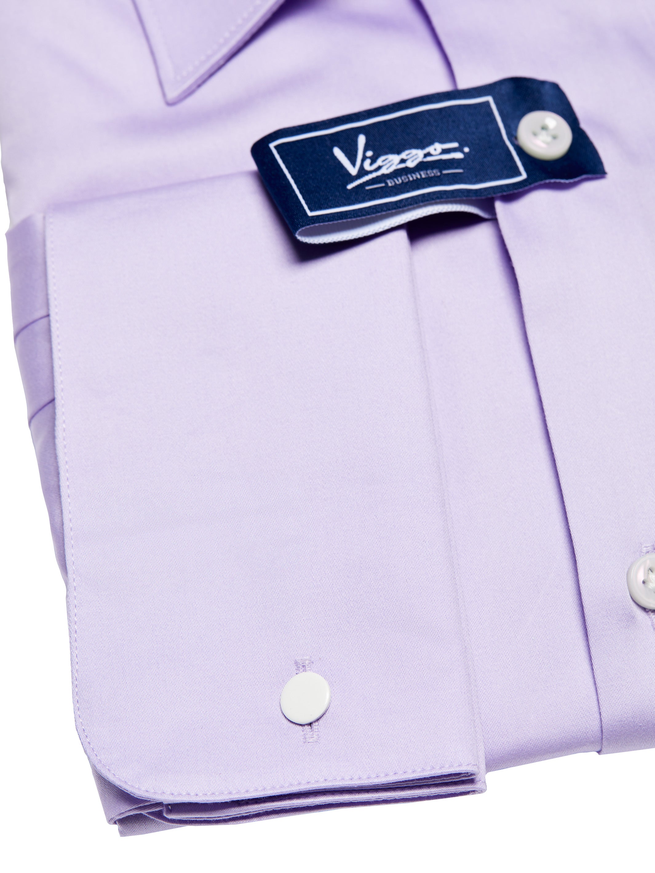 Lilac shirt, button cuffs