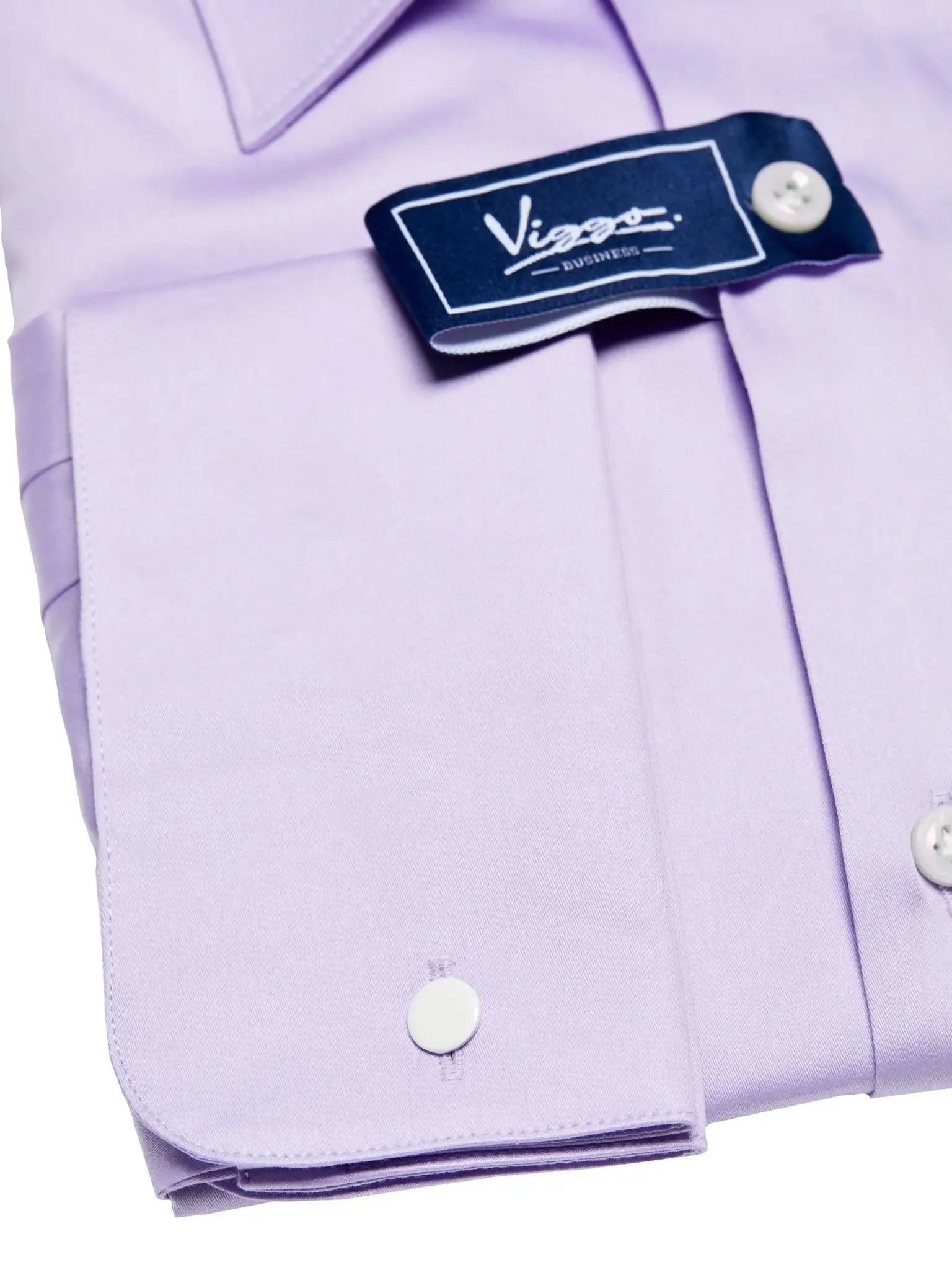 Lilac shirt, button cuffs