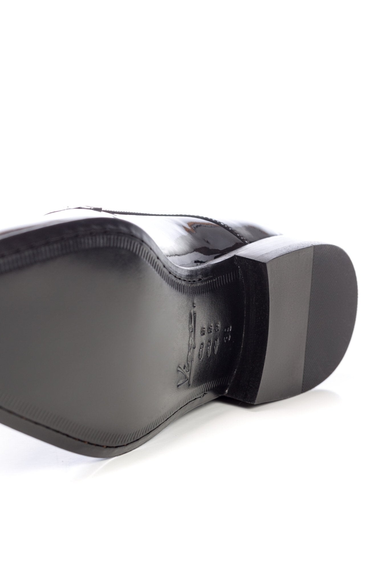 Pantofi Smoking Piele Lacuita Negri - Viggo