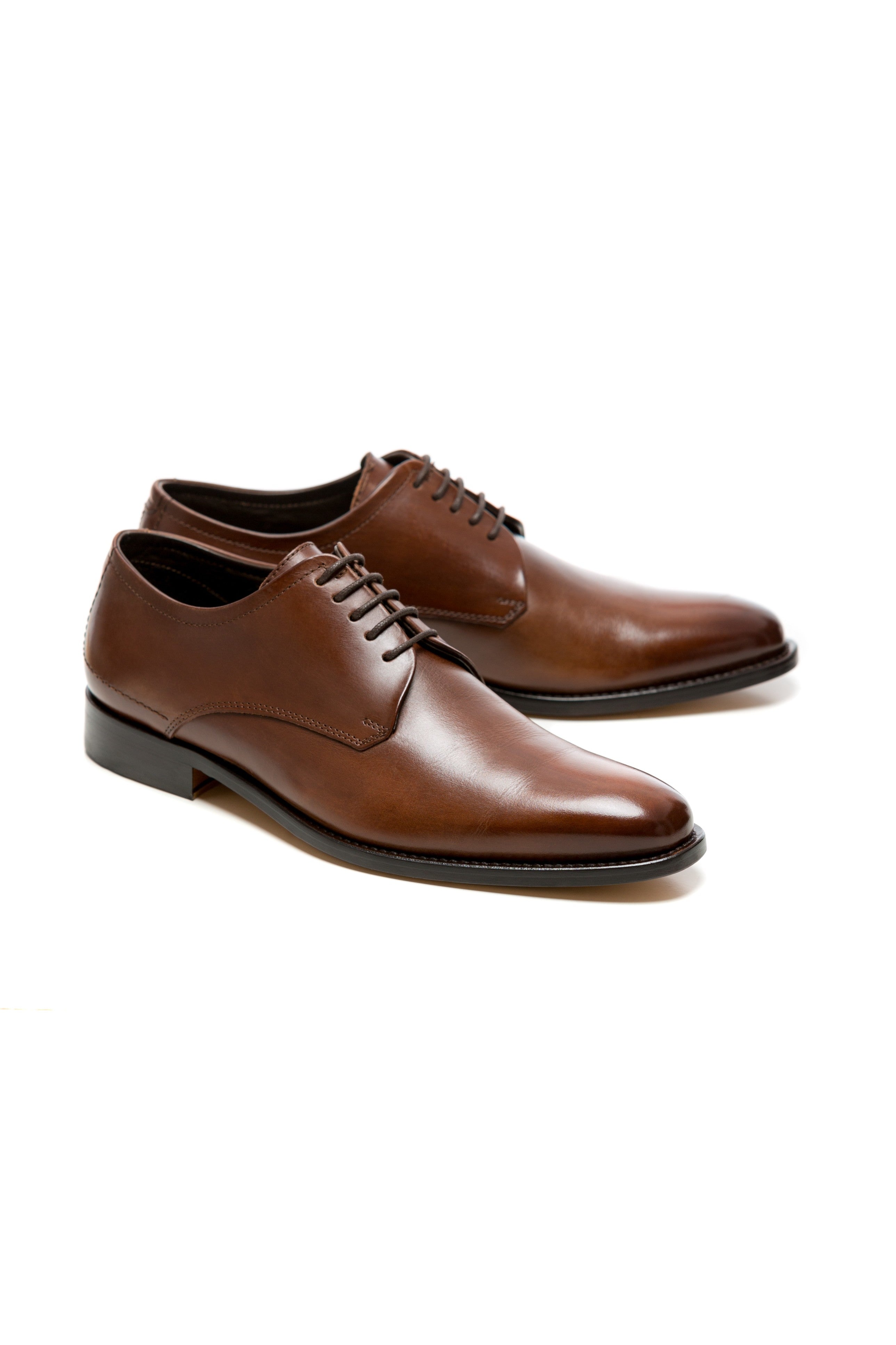 Pantofi Cognac Derby