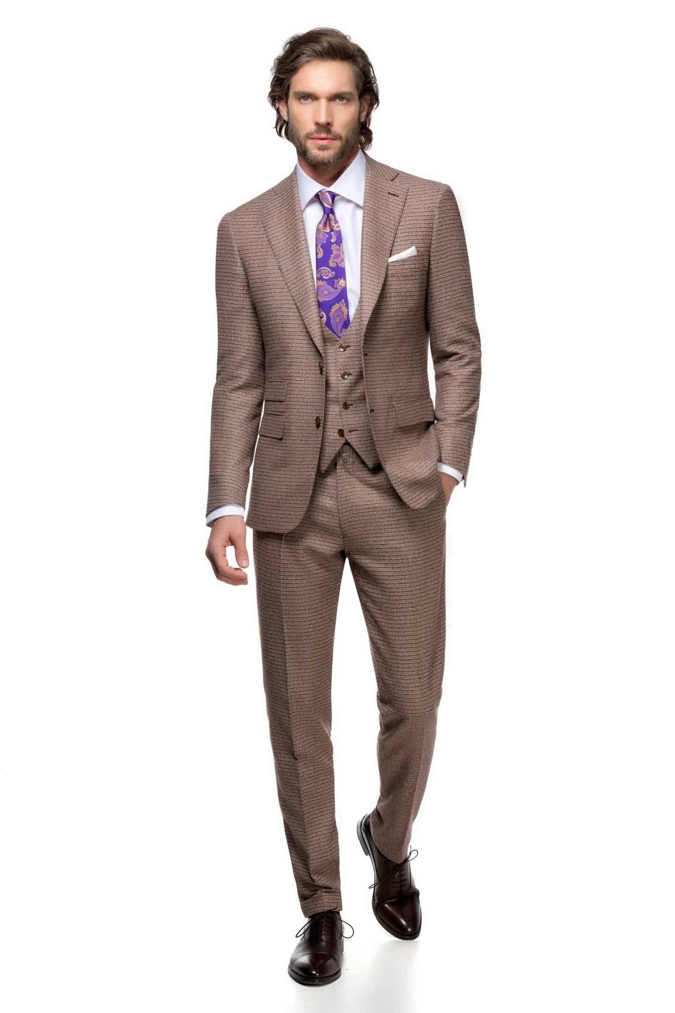 Costum trei piese houndstooth - Viggo