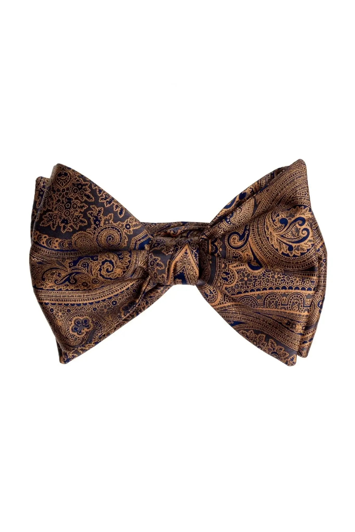Wood Bark Bow-Tie - Traditional Hand Print