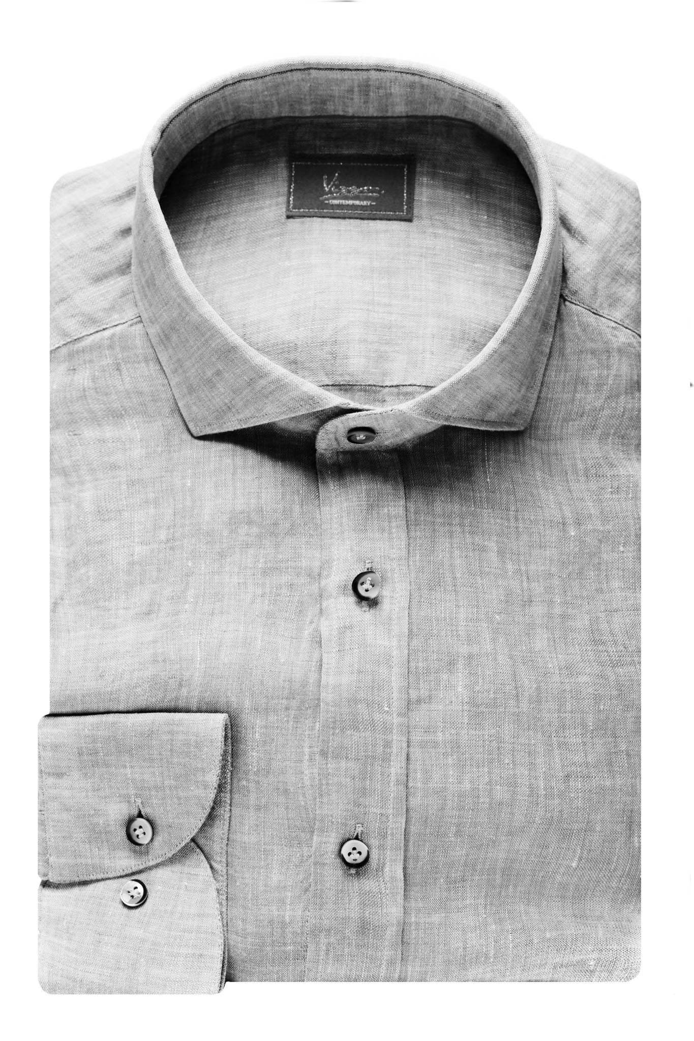 Gray Linen Shirt