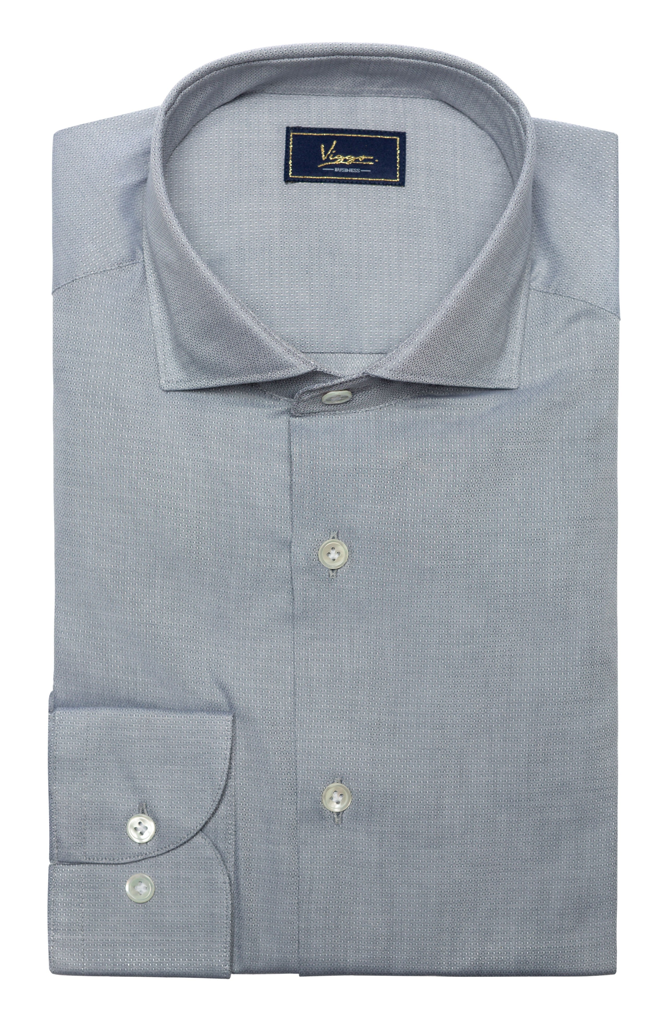 Textured Gray Shirt