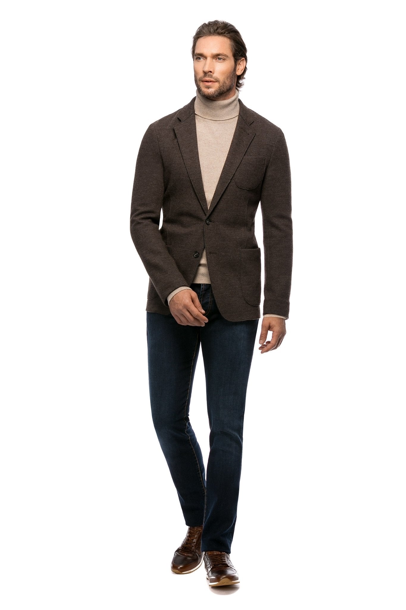Sacou maro slim fit - Viggo