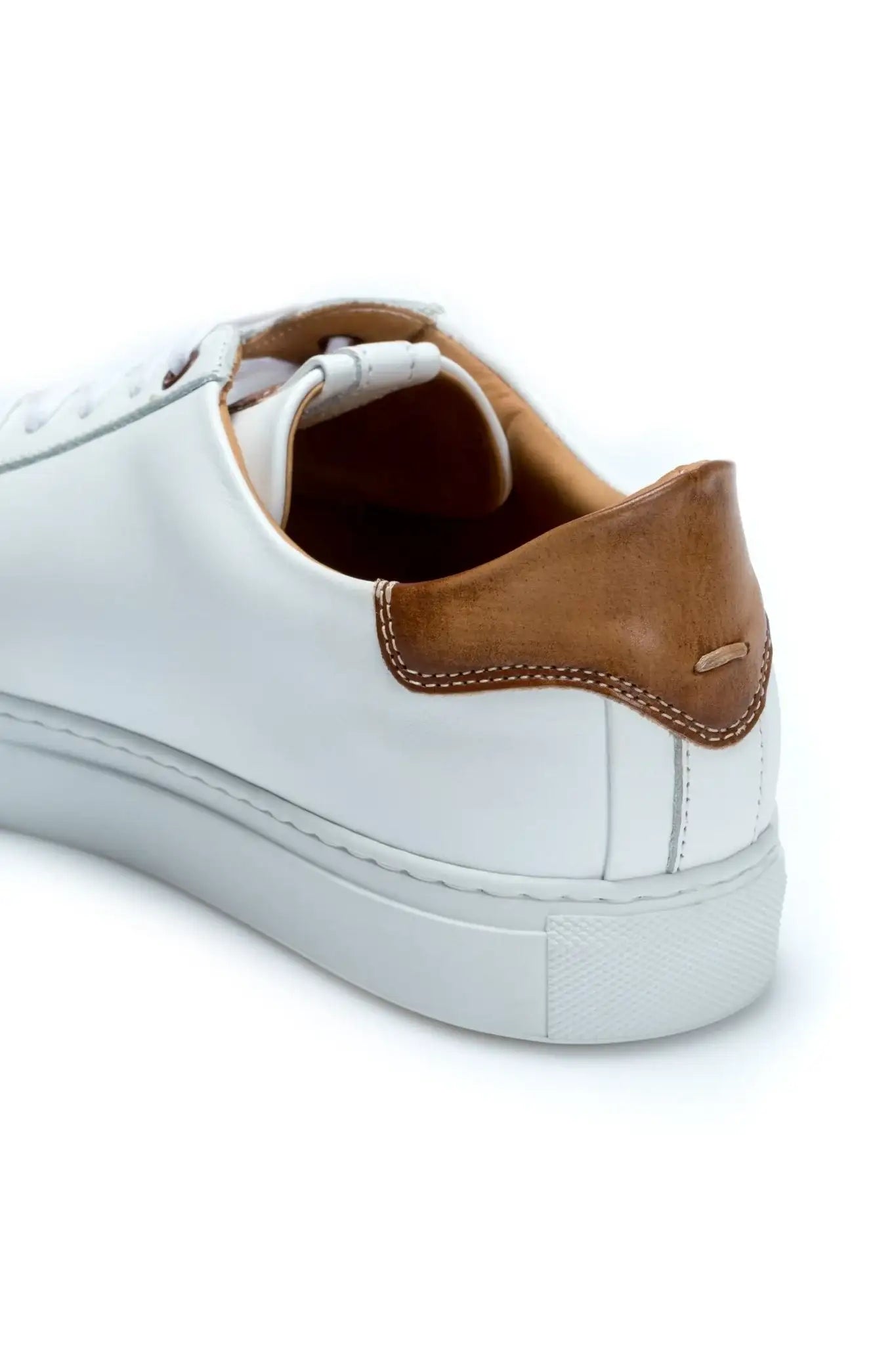 Pantofi Albi Piele Naturala