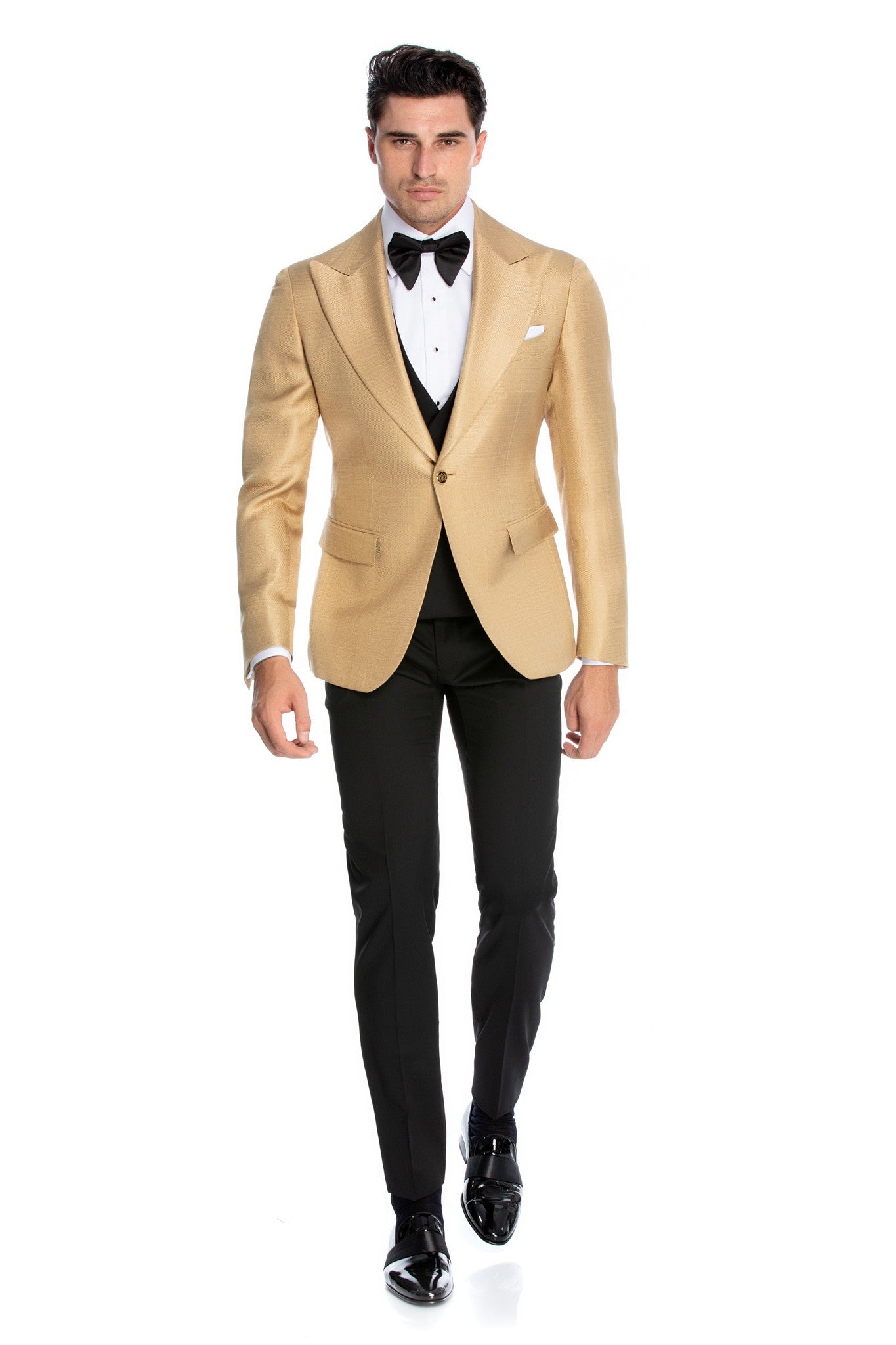 Golden tuxedo