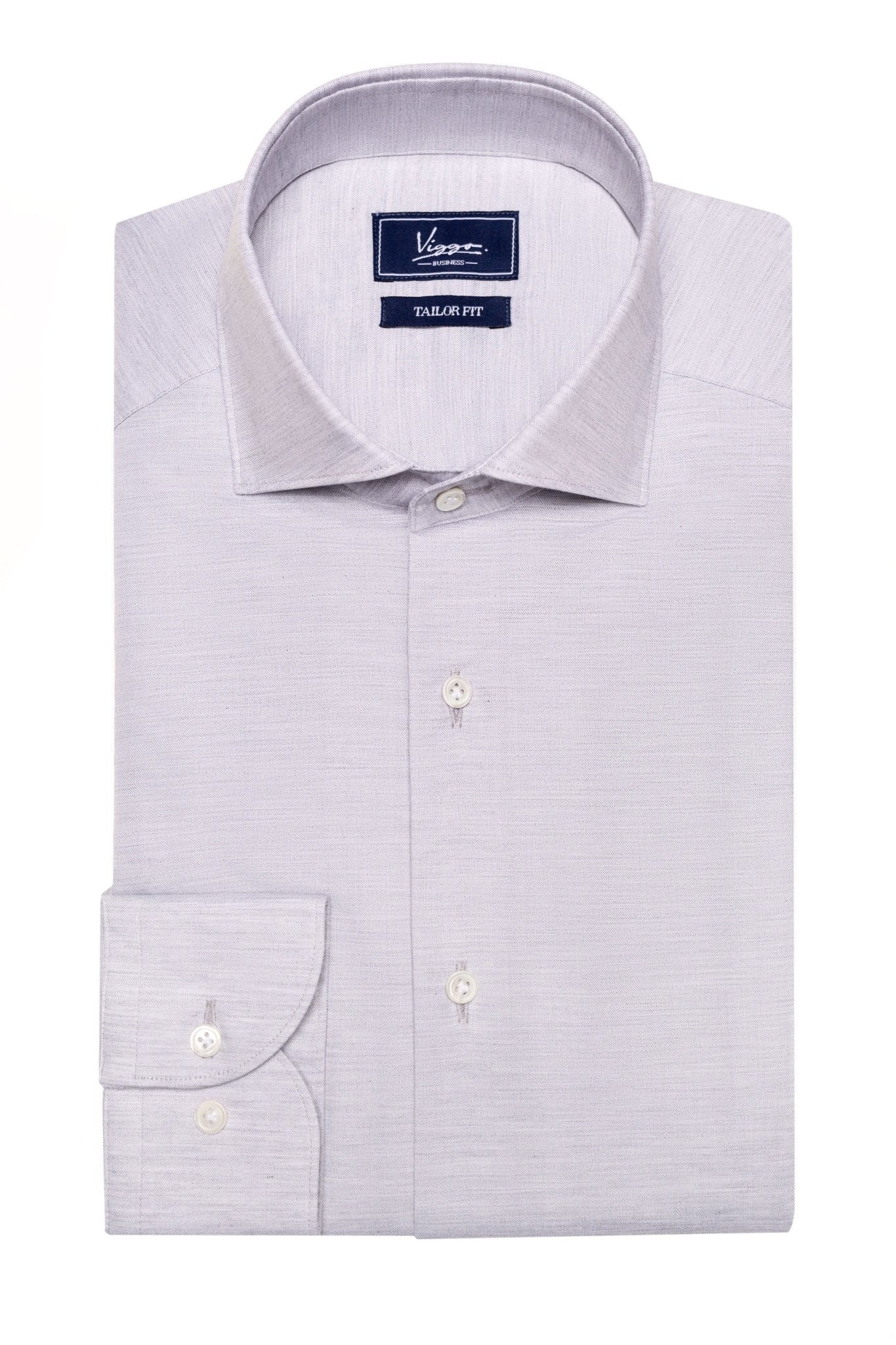 Camasa Gri Cu Broderie Multicolora - Viggo