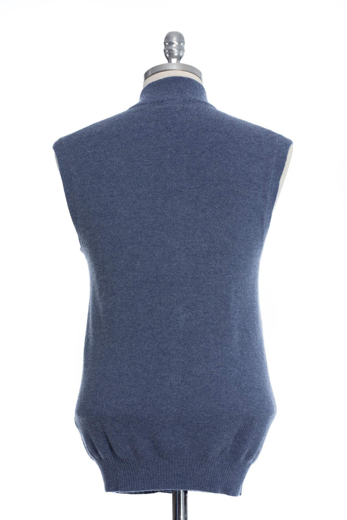 Vesta Albastra Din Lana