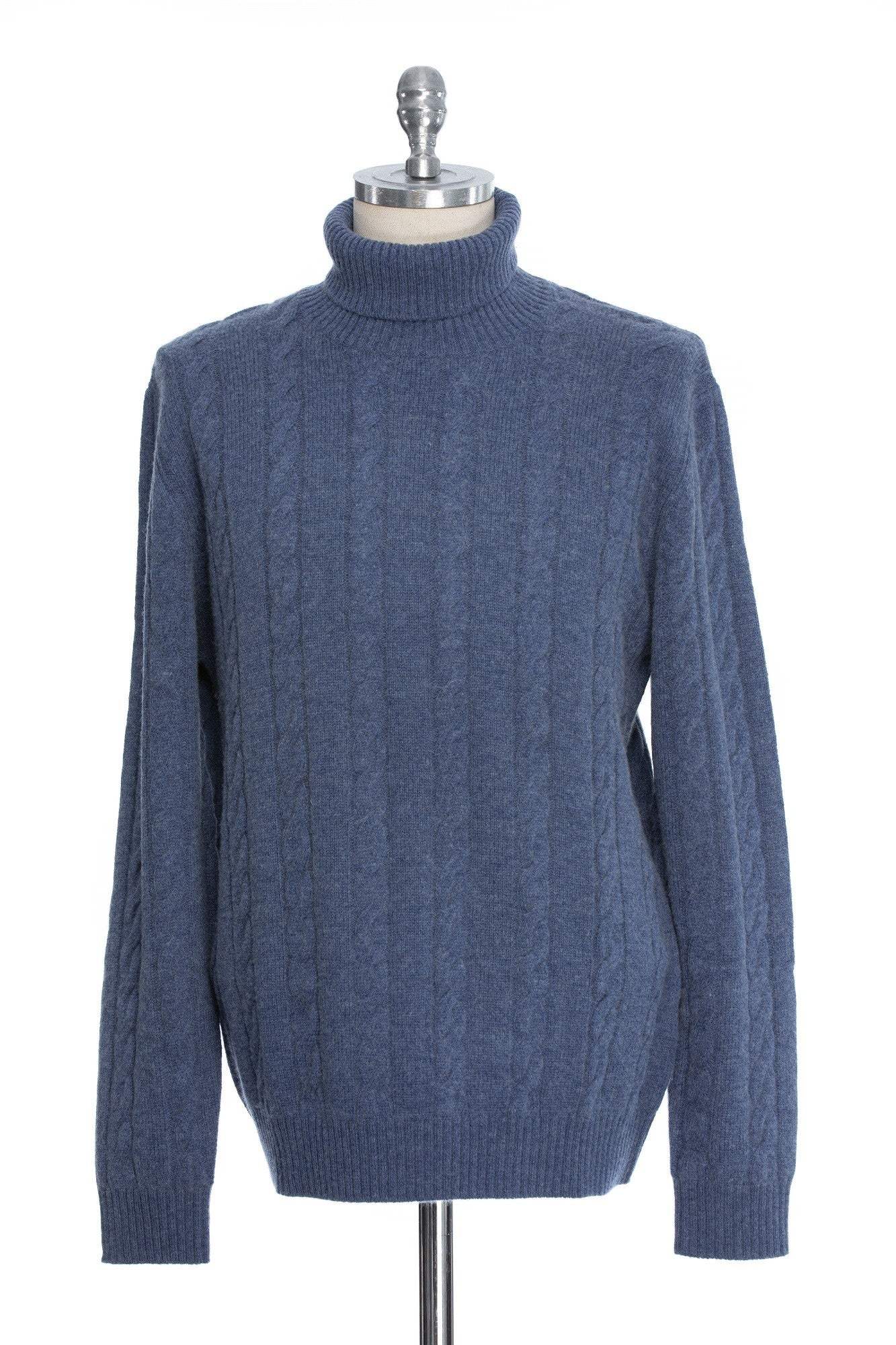 Pulover Albastru Din Lana