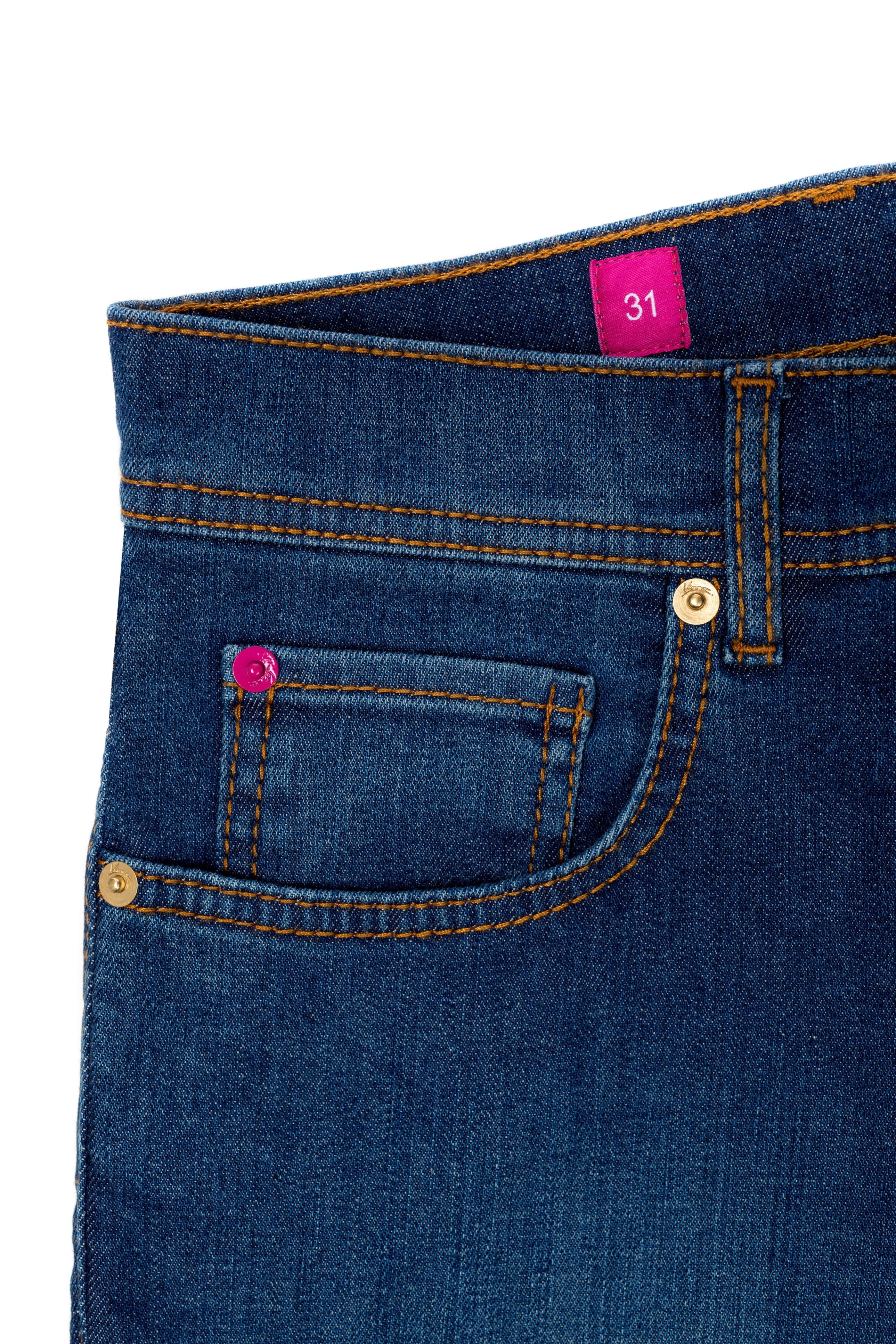 Prewashed Blue Jeans