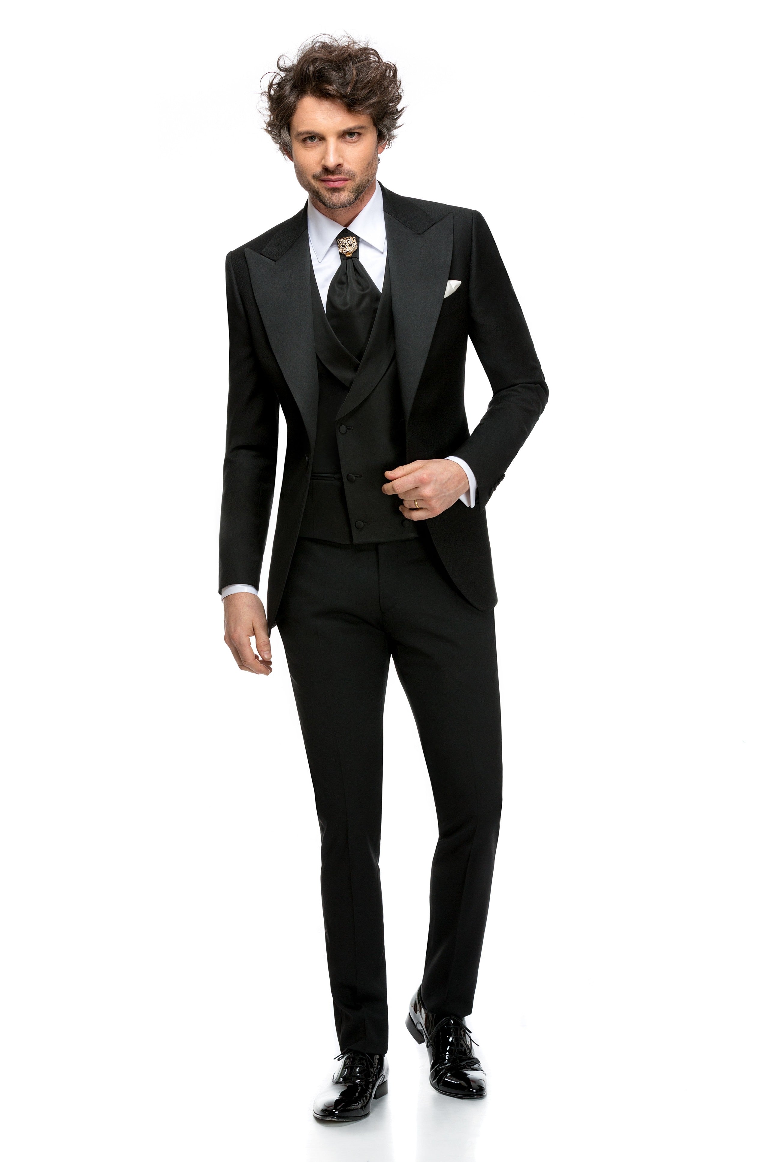 Sacou smoking black tie
