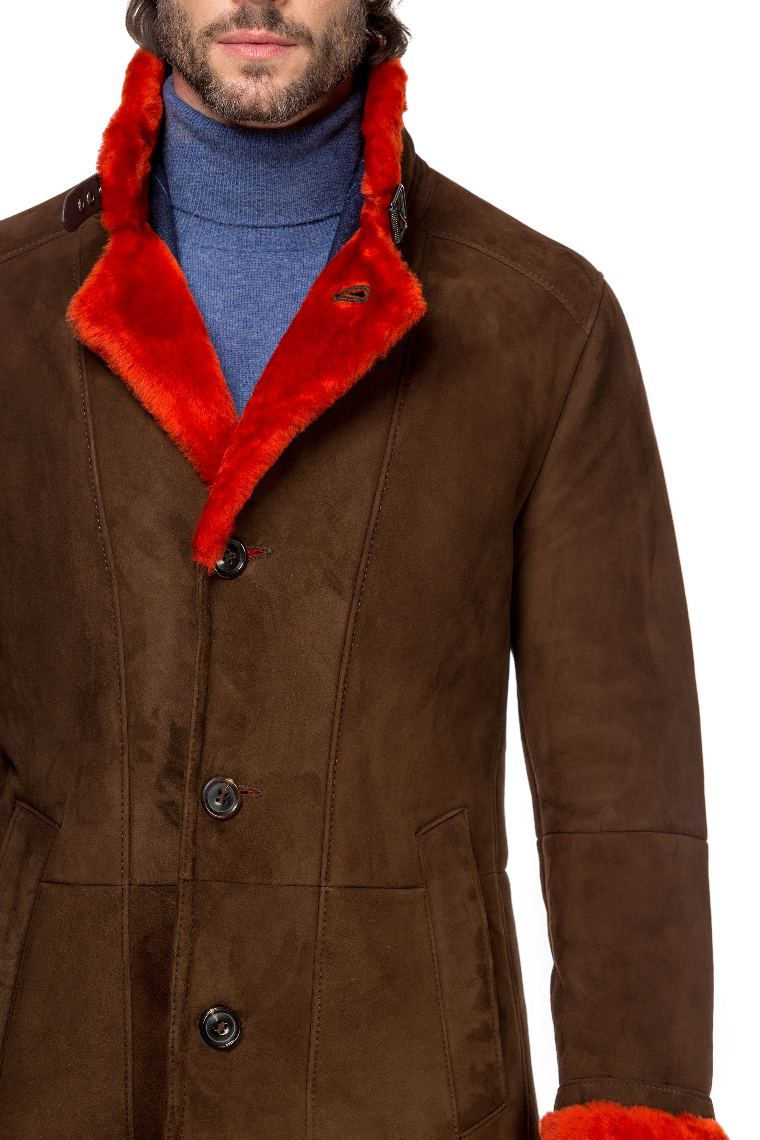 Palton Maro Din Piele