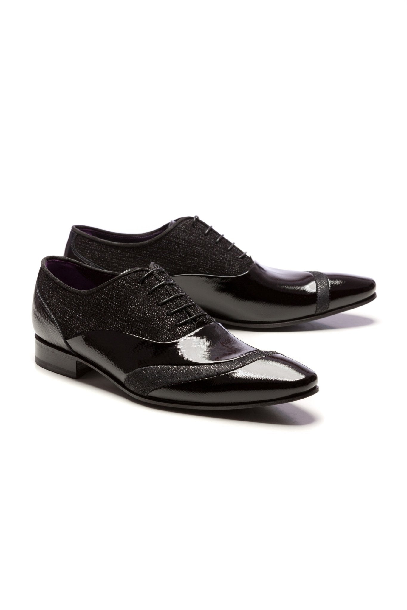 Pantofi Smoking Negri Cu Siret - Viggo