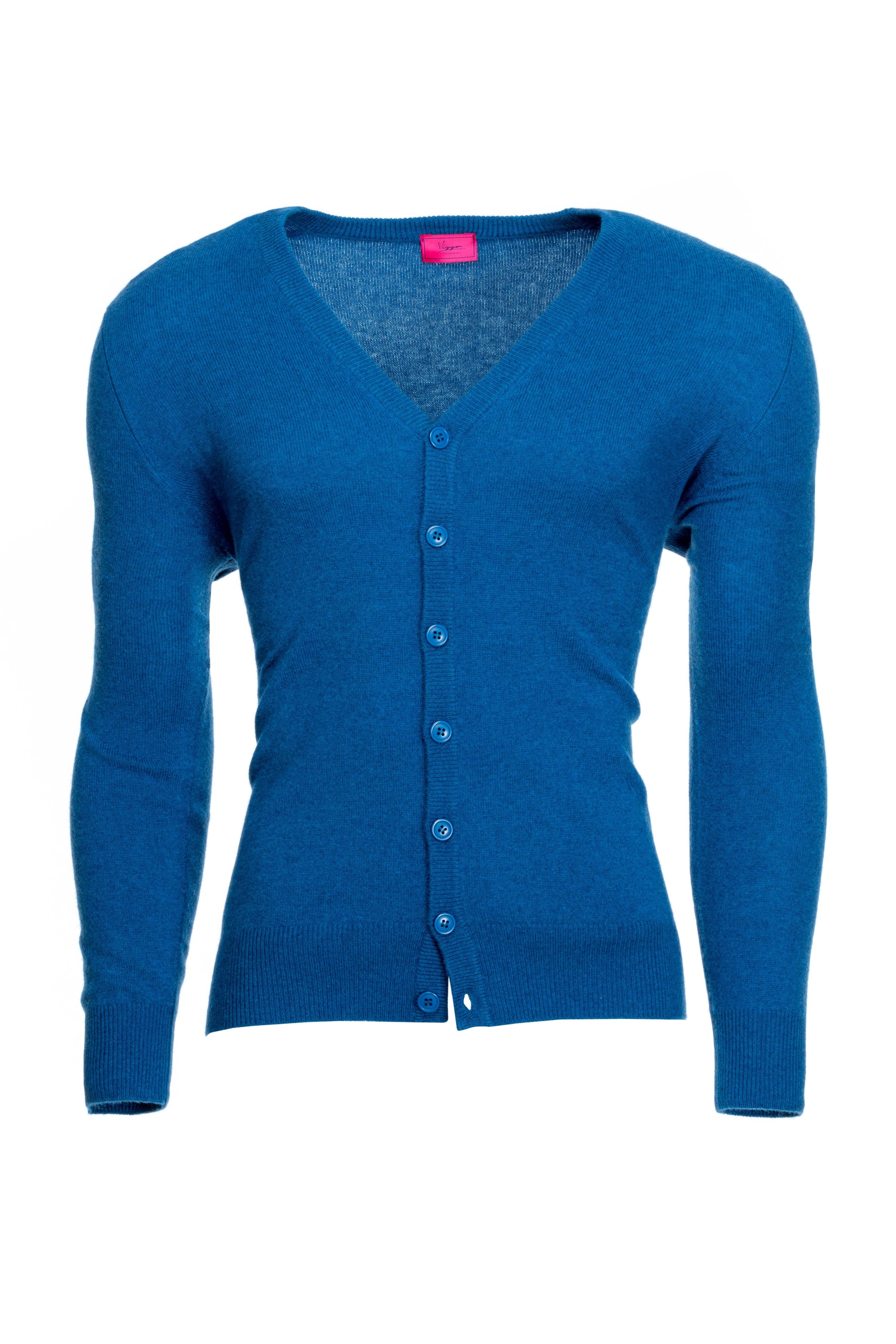 Blue cardigan
