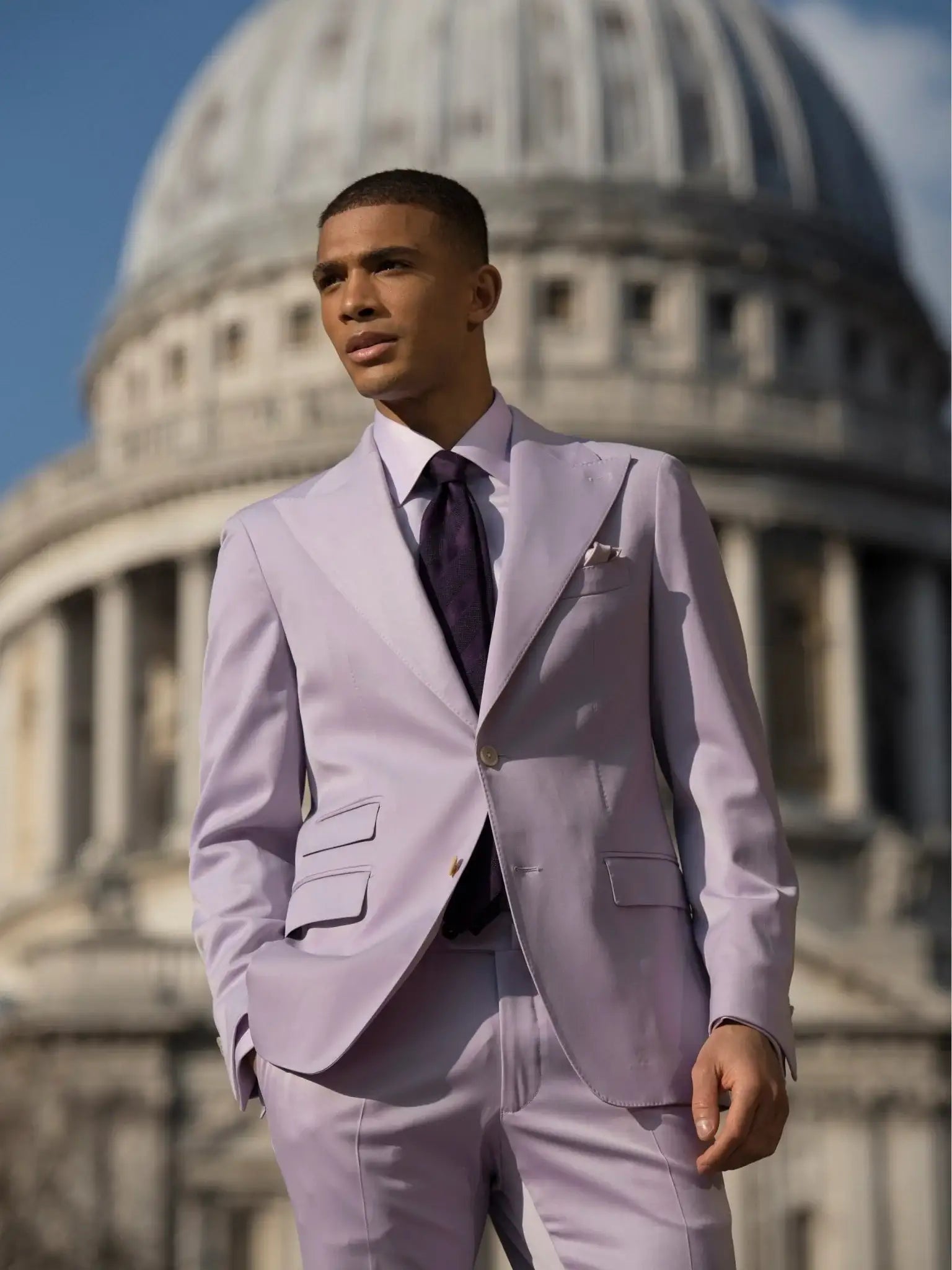 Costum tesatura Botto Giuseppe, lila