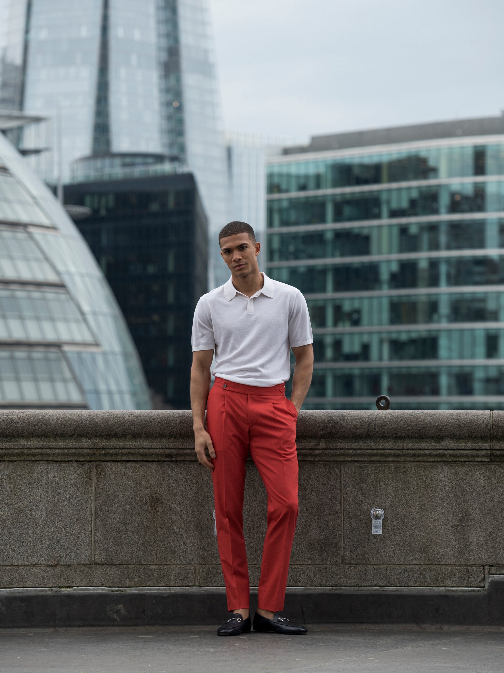 Korai pants with adjustable waist