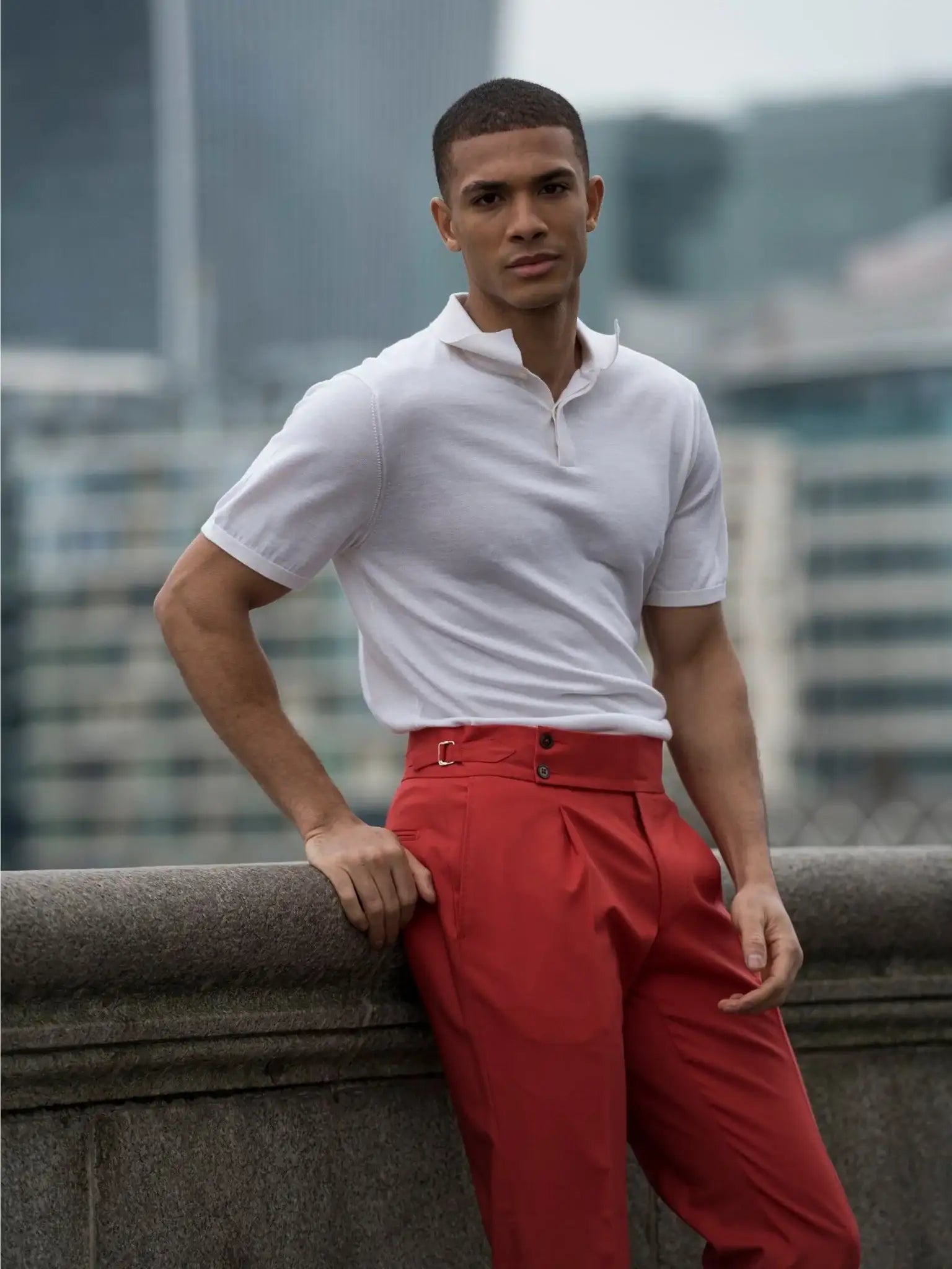 Korai pants with adjustable waist