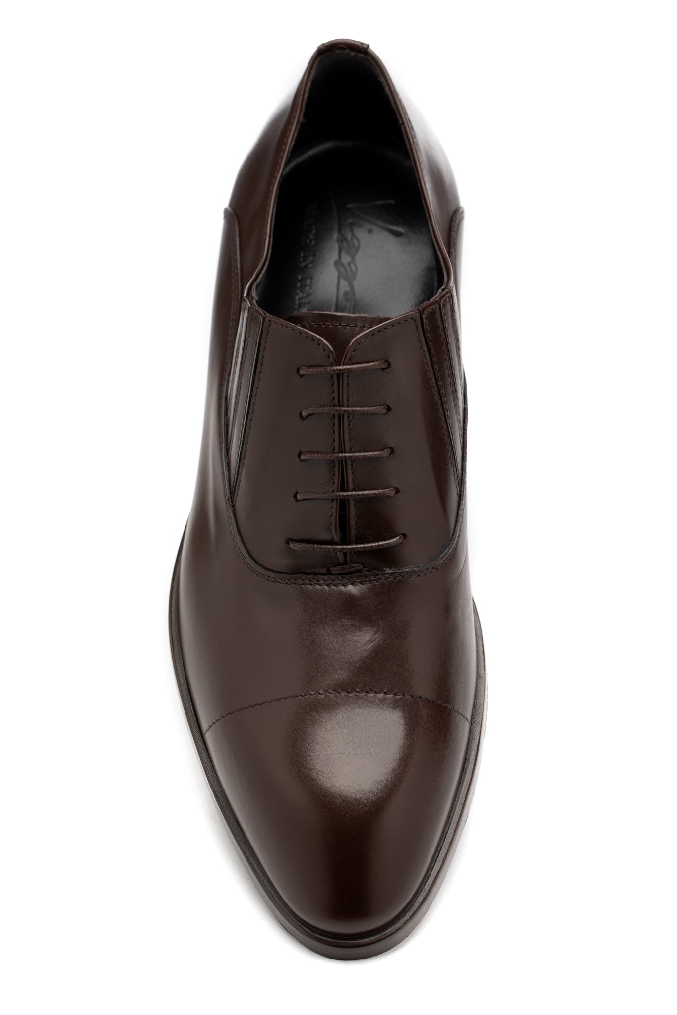 Brown oxford business shoes