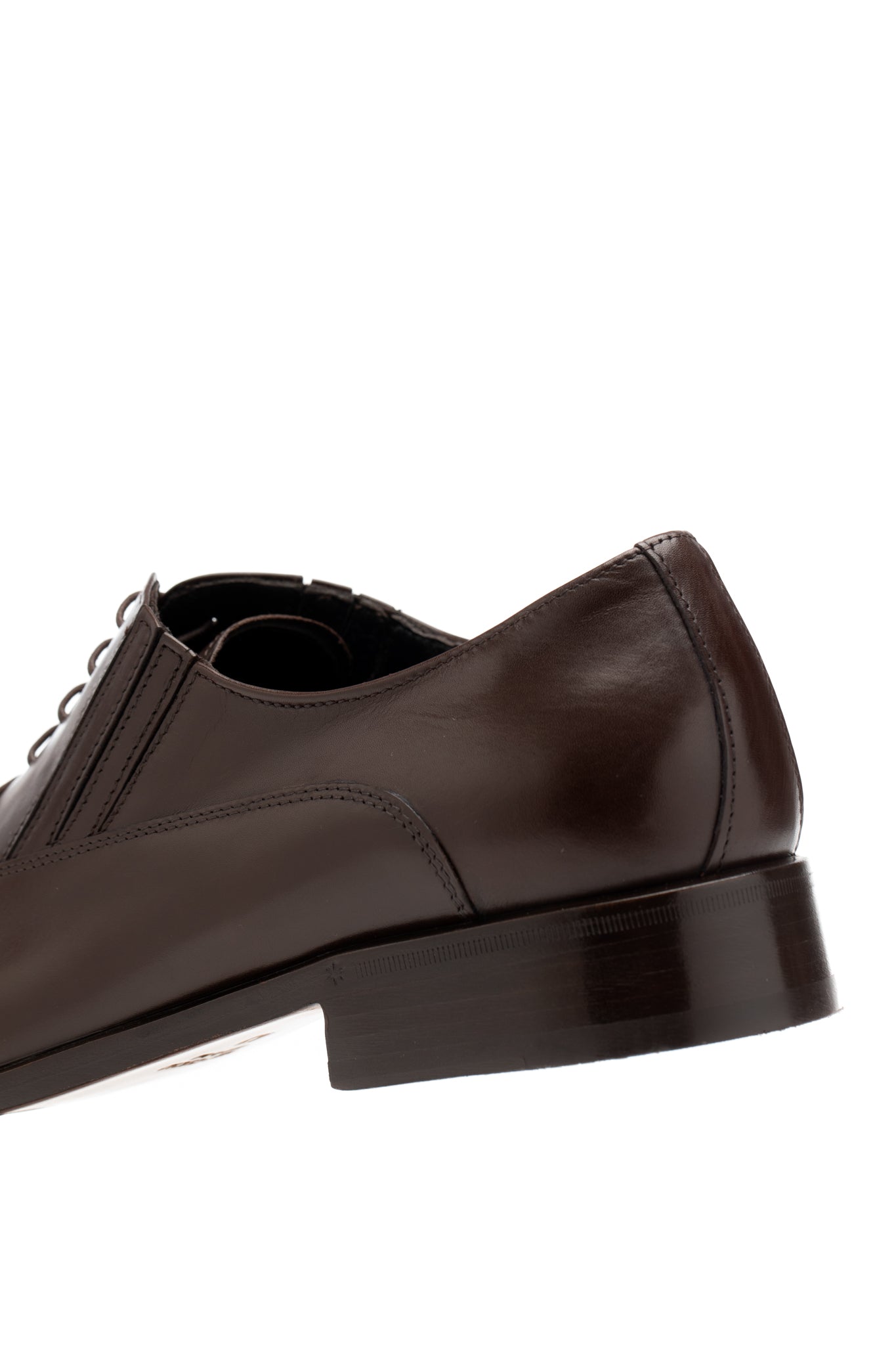 Brown oxford business shoes