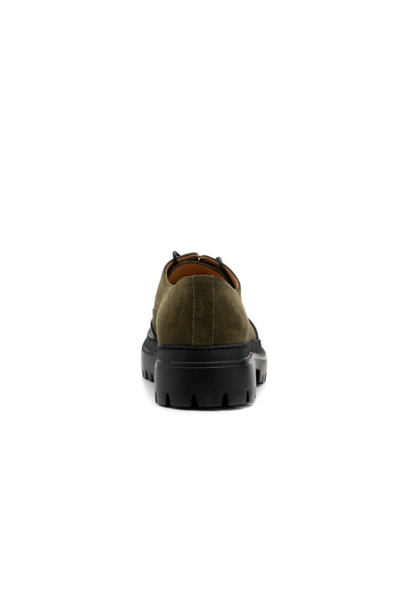 Pantofi derby khaki cu talpa trekking