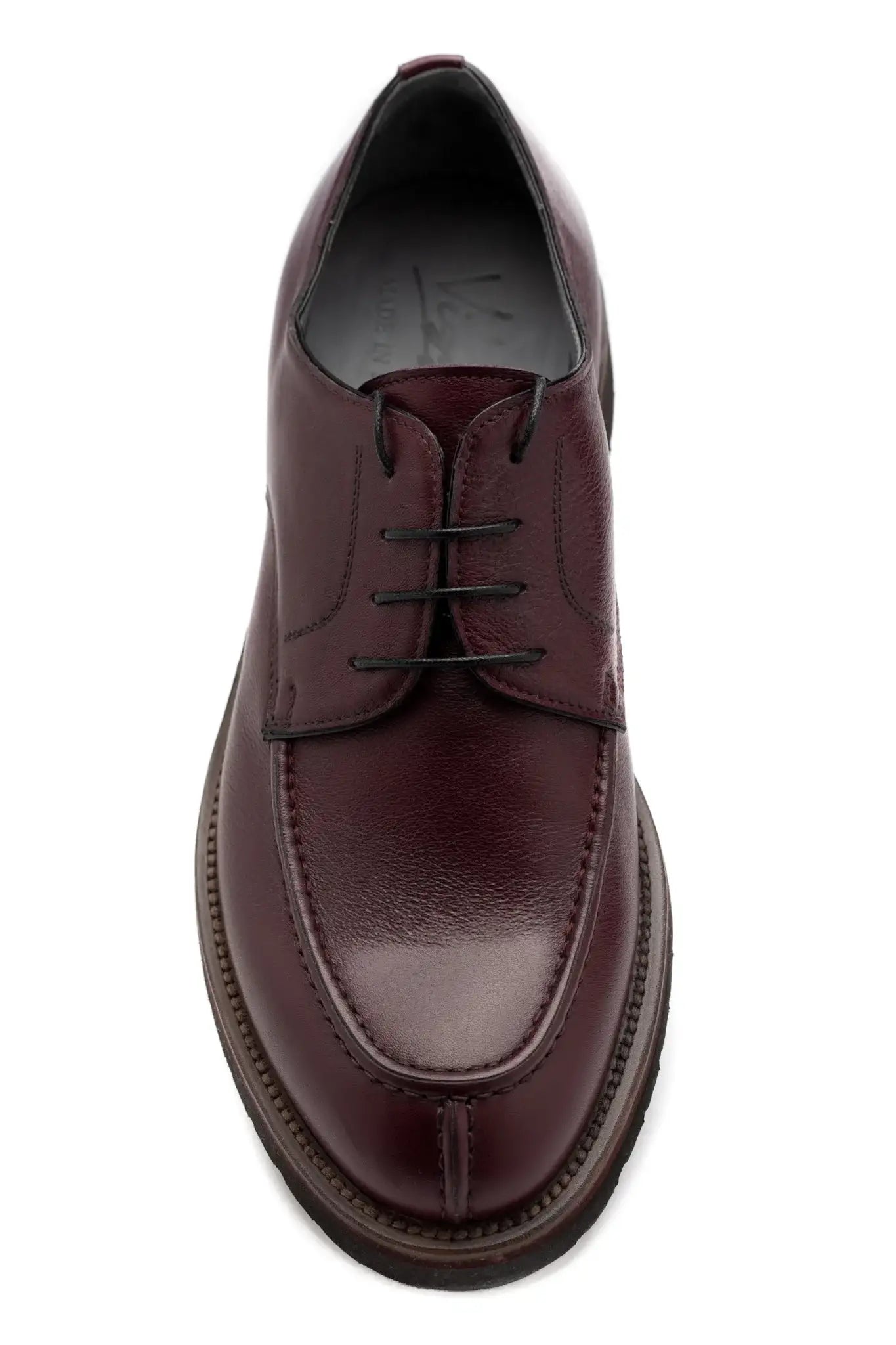 Pantofi business derby bordeaux
