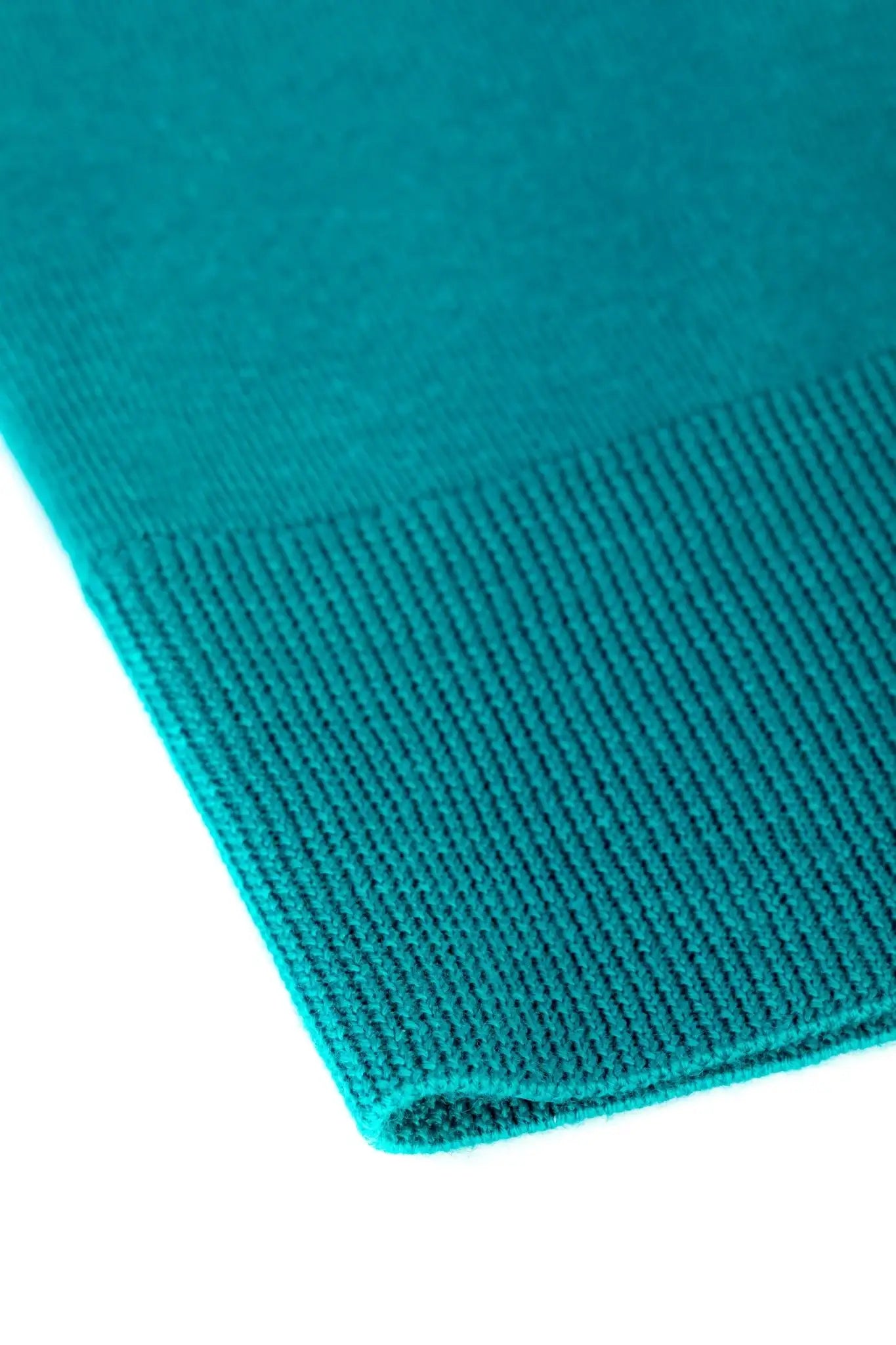 Cardigan turquoise din lana merino