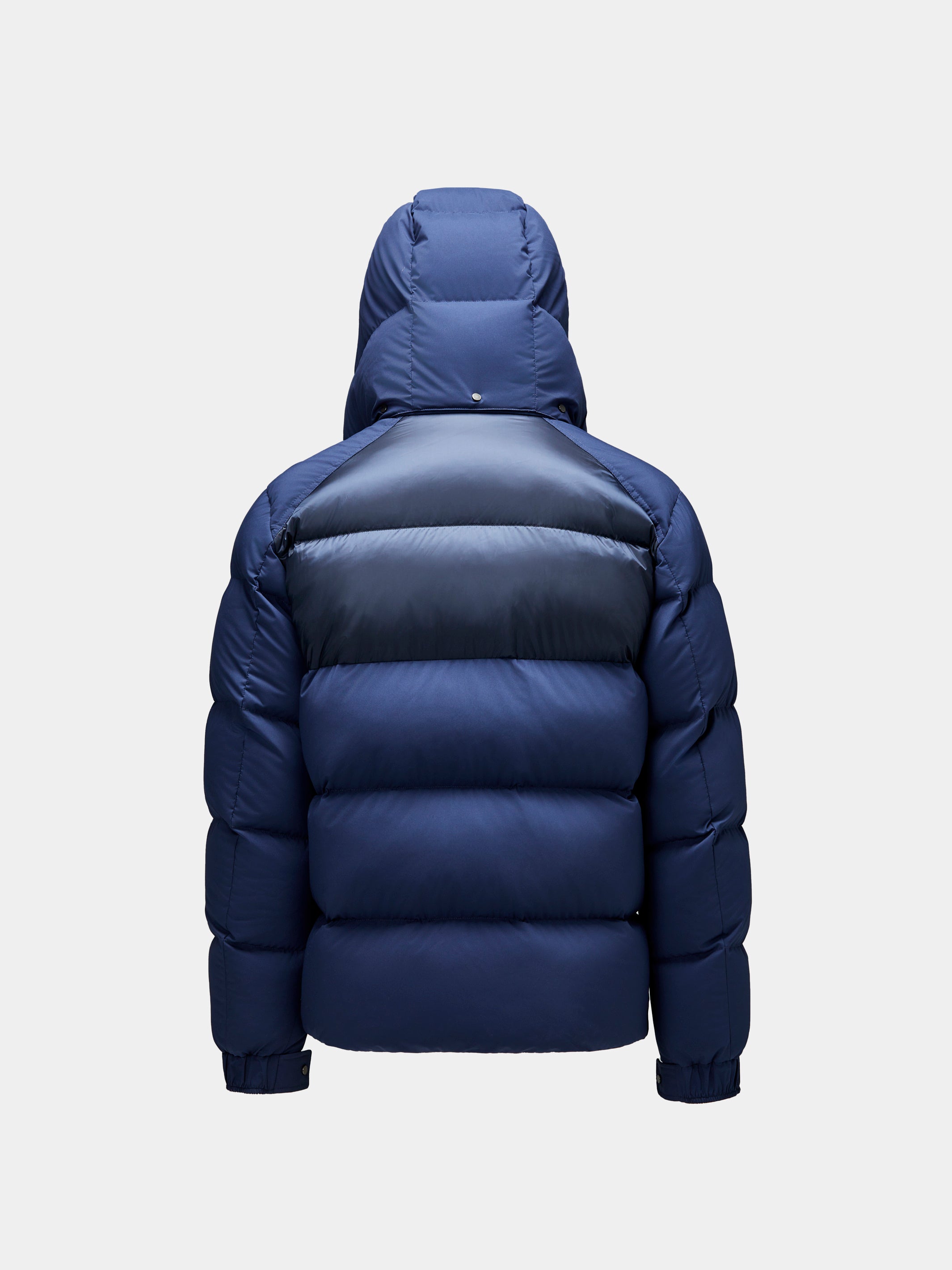 Short navy down jacket