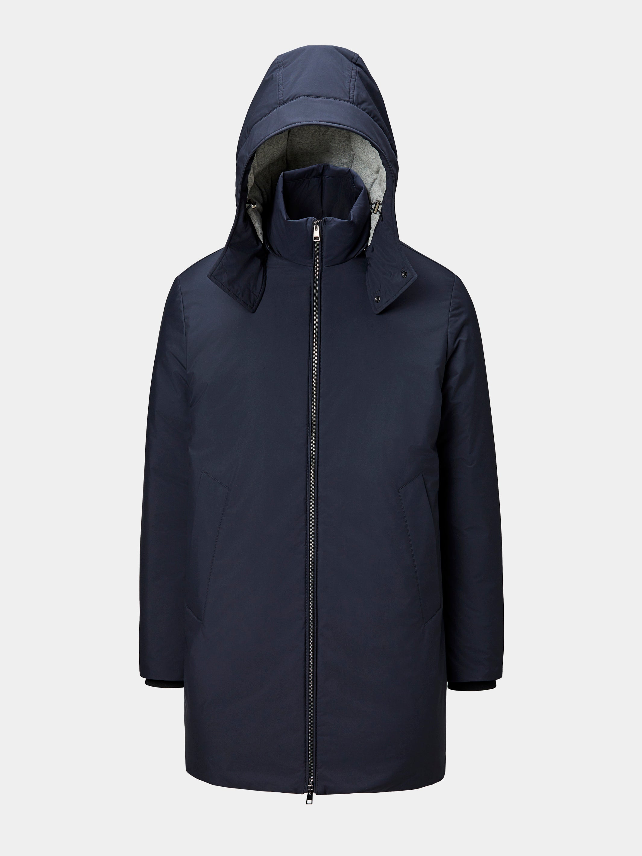 Navy down parka