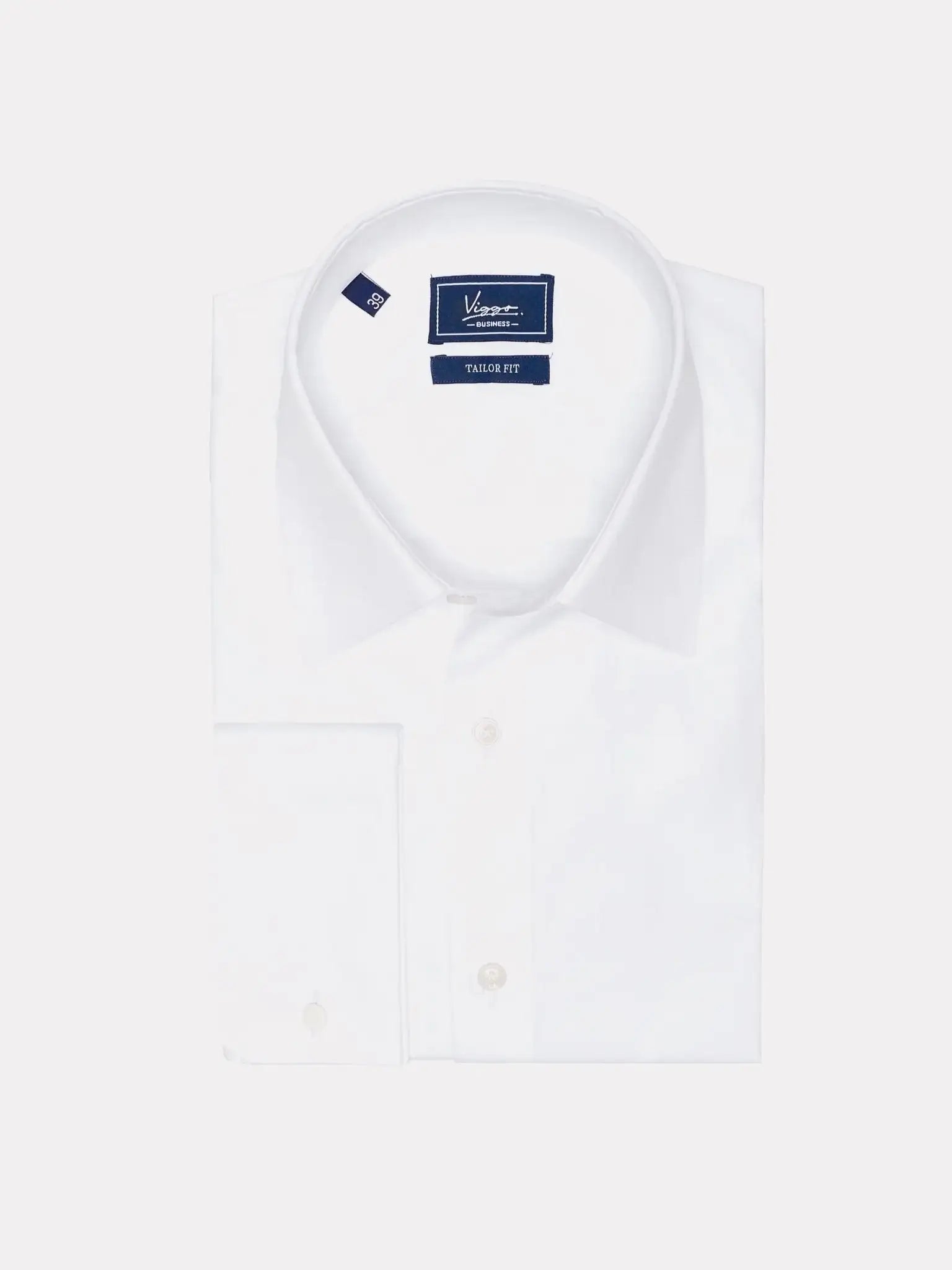 Camasa alba cu mansete de butoni