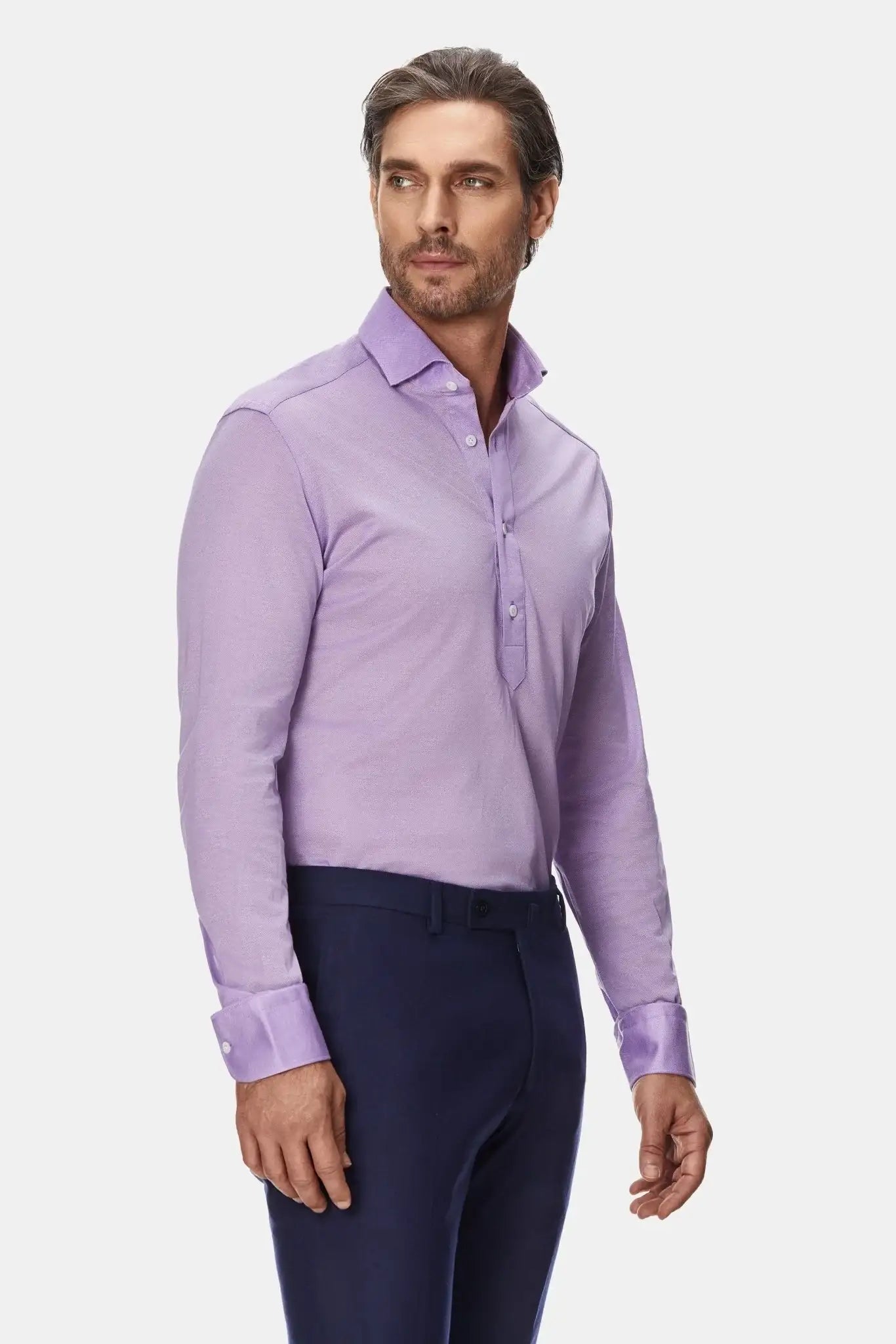 Lilac popover shirt