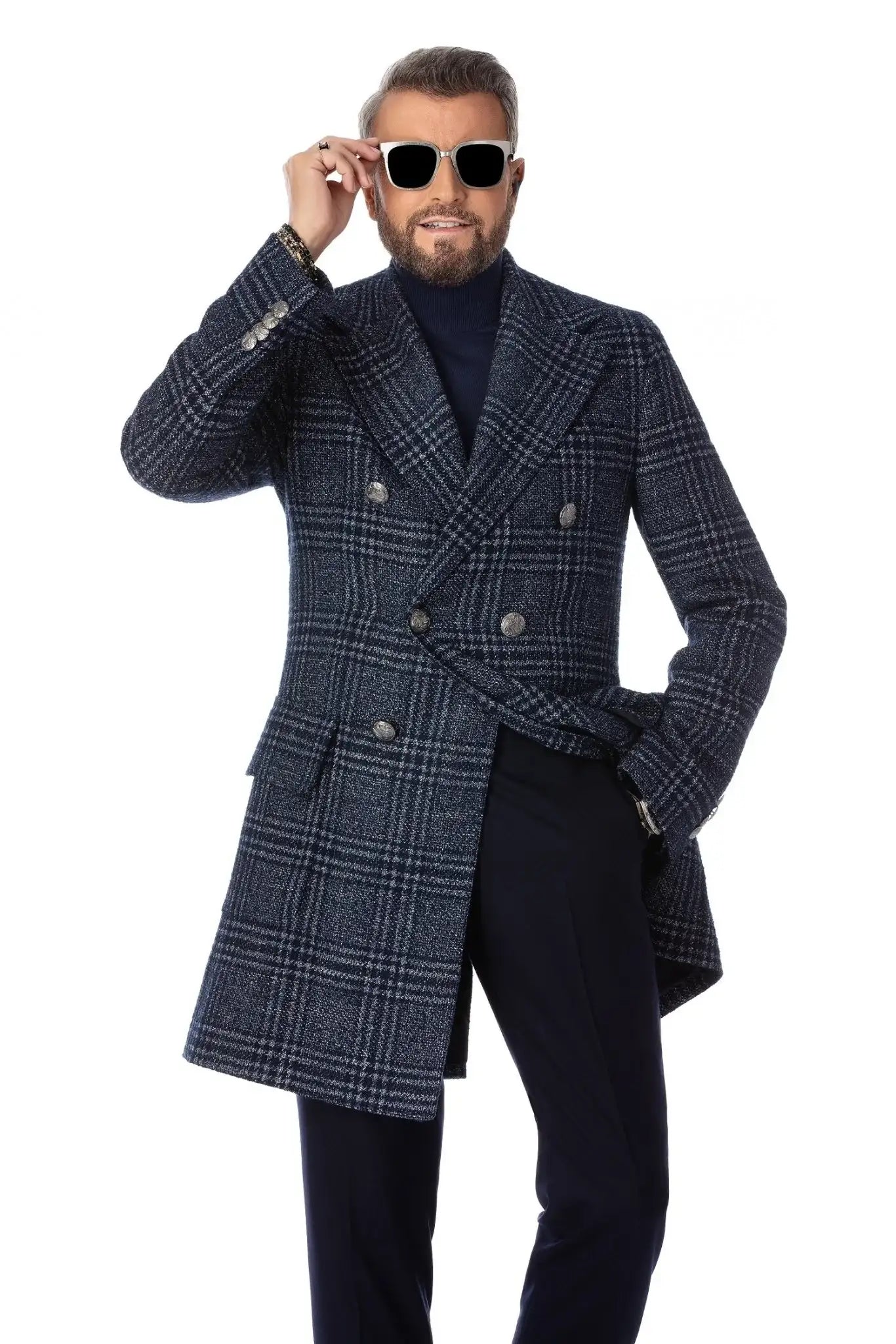 Alpaca and virgin wool coat