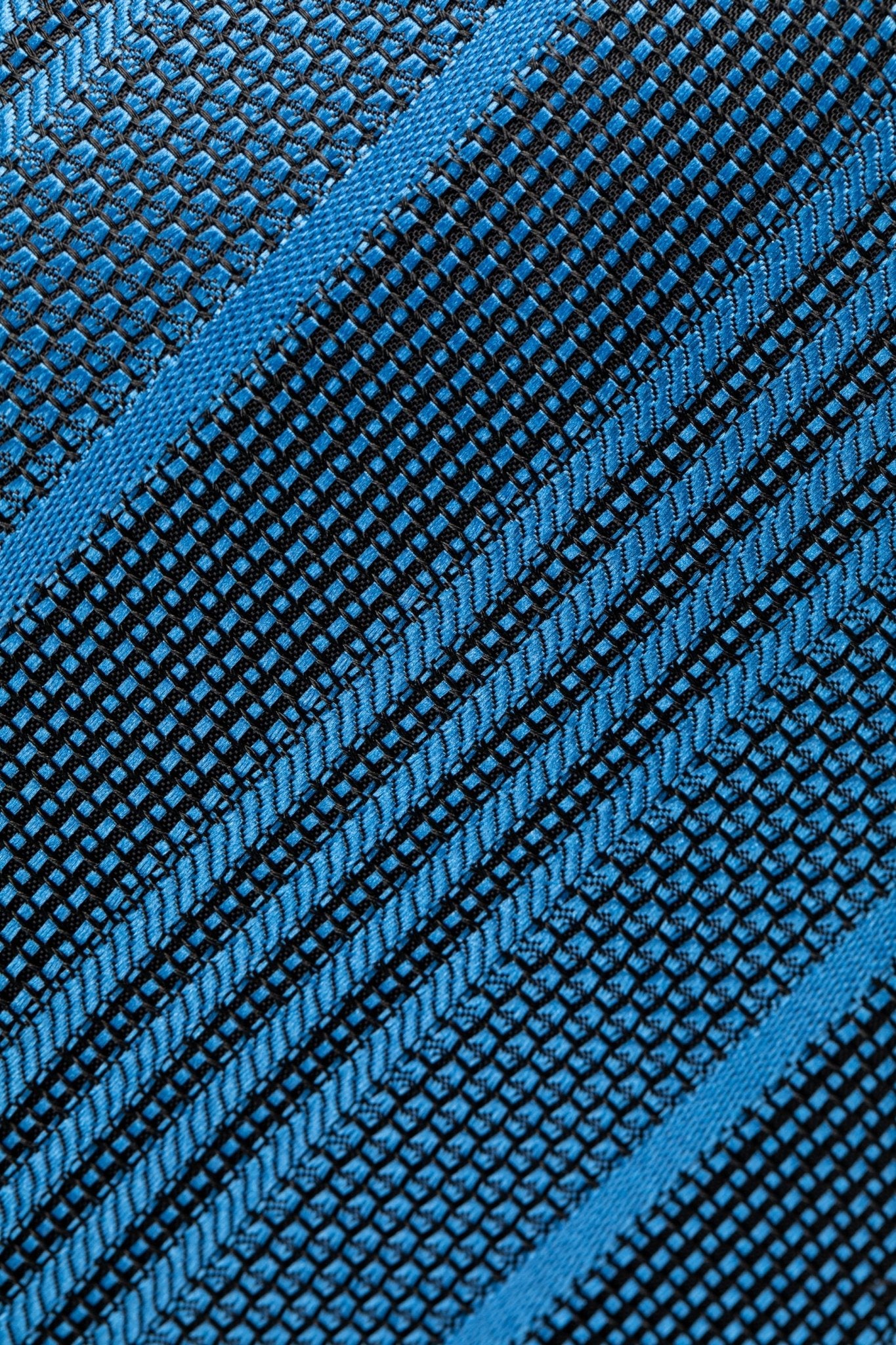 Cravata din matase navy cu dungi - Viggo