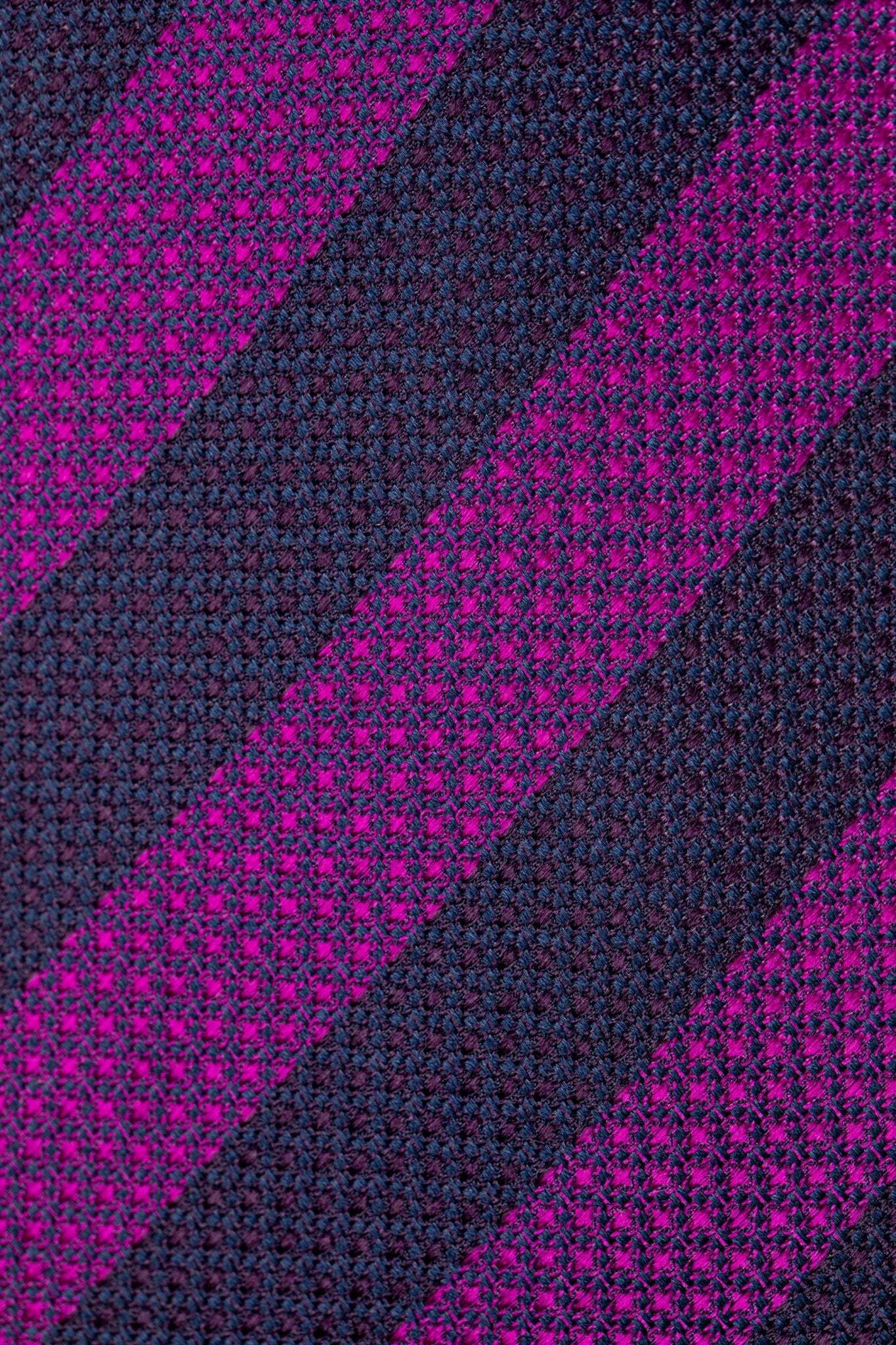 Cravata din matase purple cu dungi late