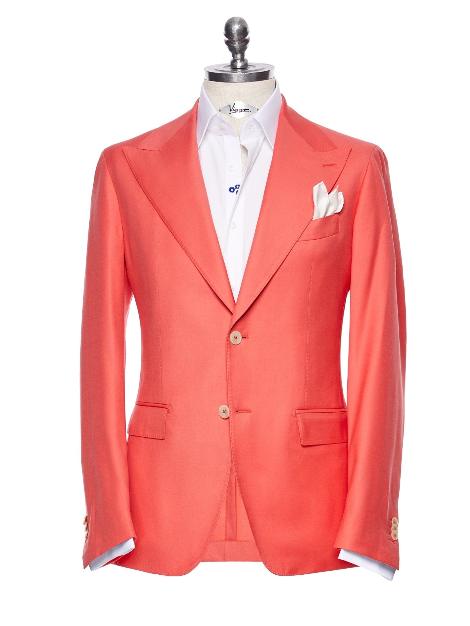 Costum doua piese peach, tailored fit - Viggo