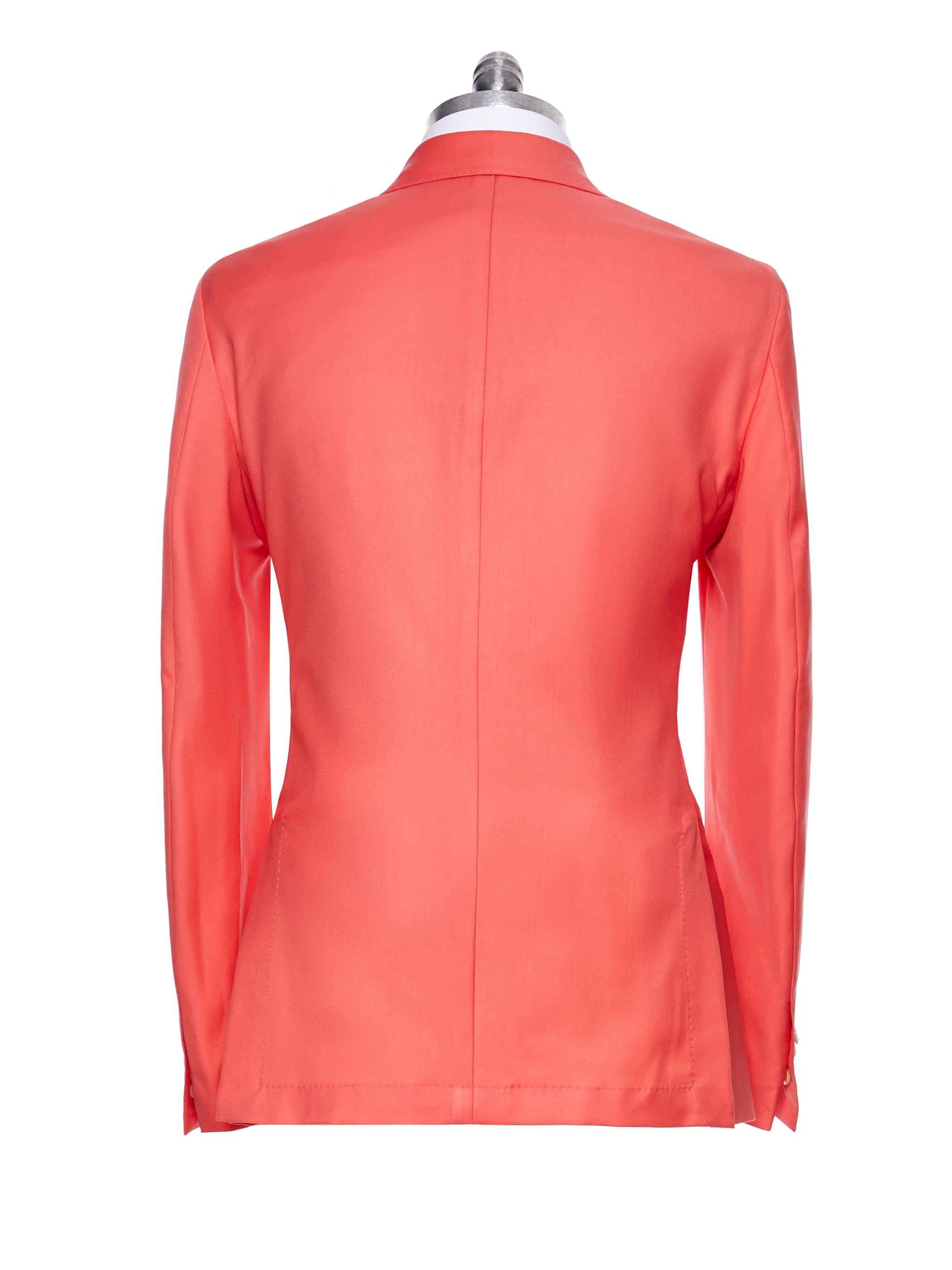 Two-piece peach suit, tailored fit