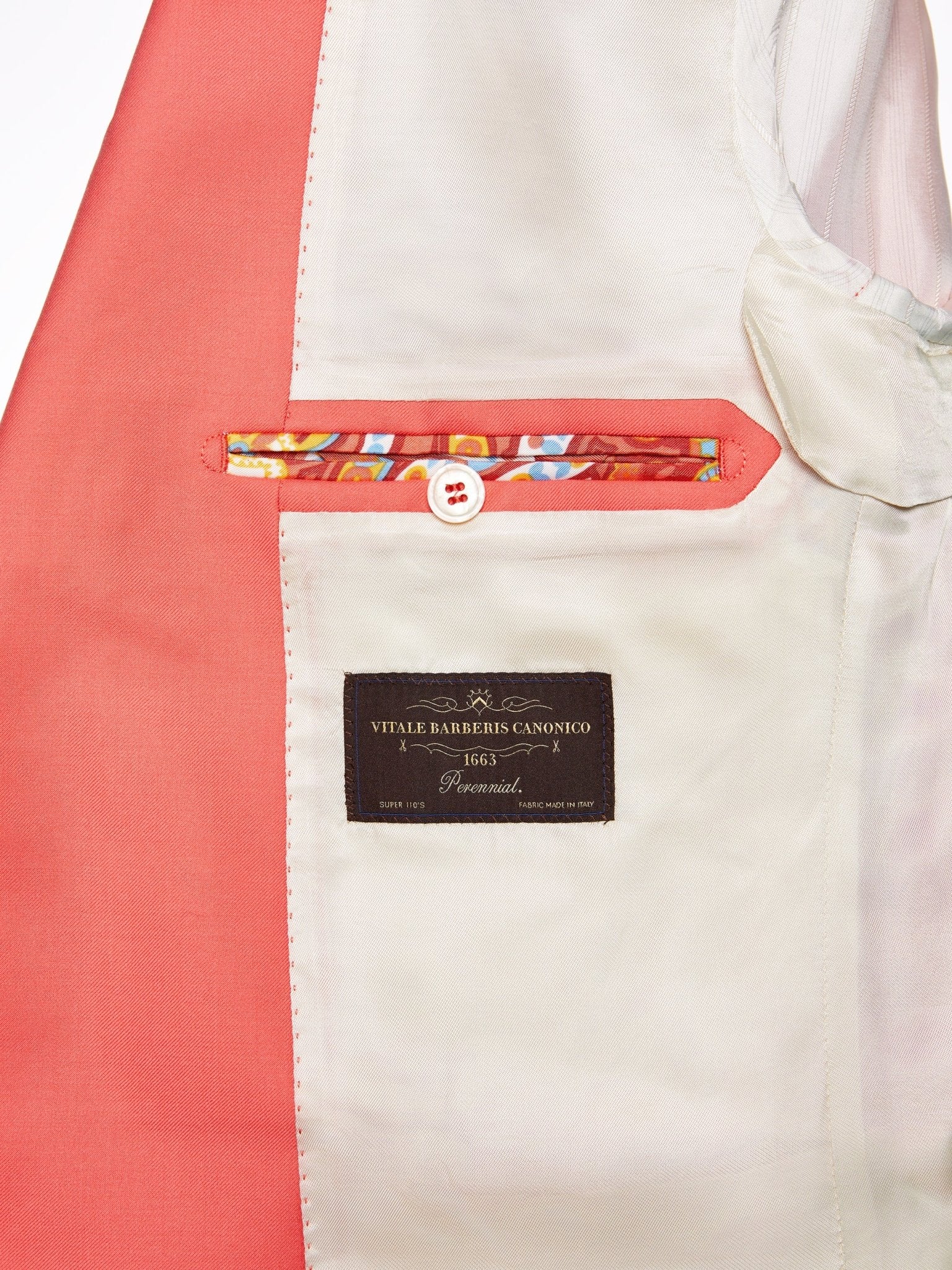 Costum doua piese peach, tailored fit - Viggo