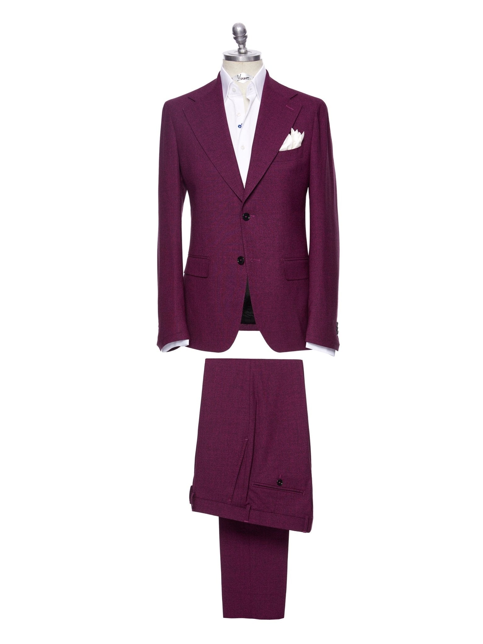 Costum tesatura Vitale Barberis, mov texturat - Viggo