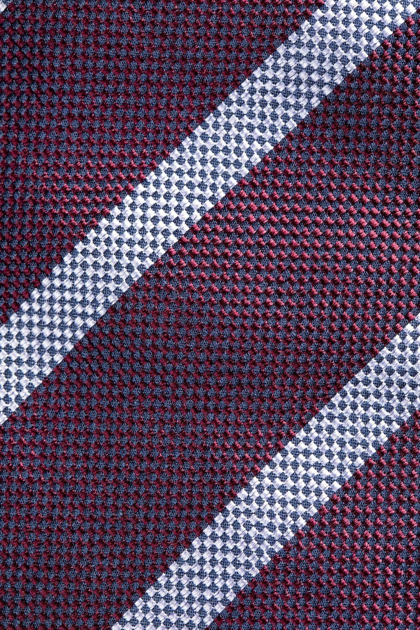 Cravata din matase bordeaux cu dungi