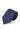 Navy silk tie with floral print