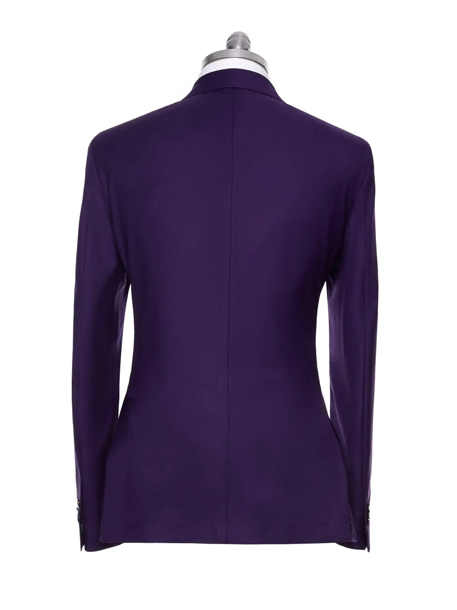 Purple two-piece suit, tailored fit