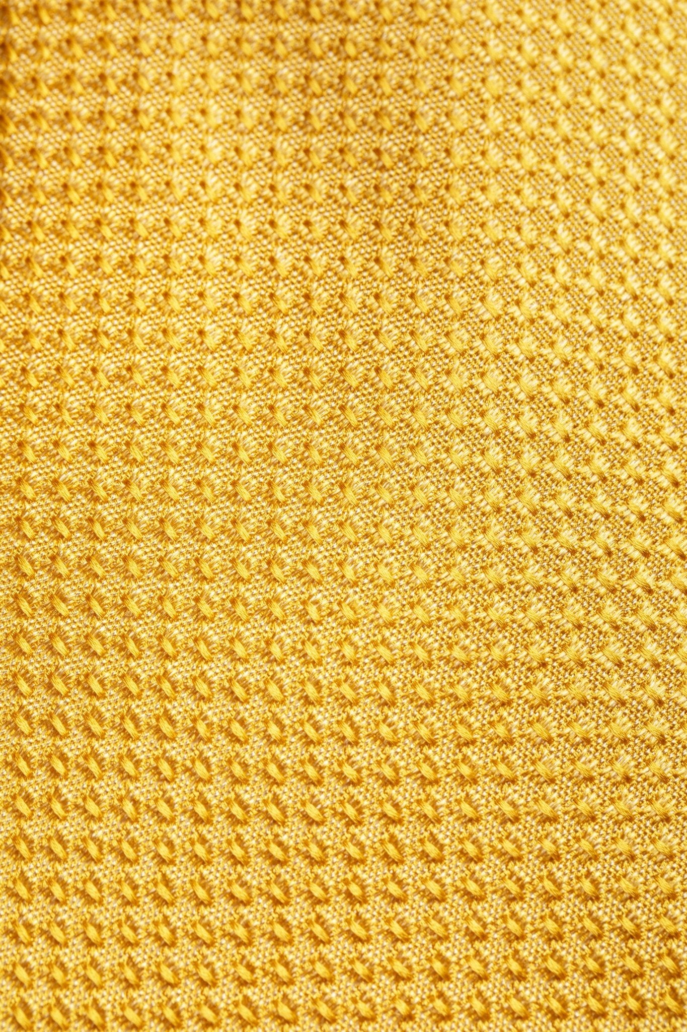 Cravata din matase galbena texturata - Viggo